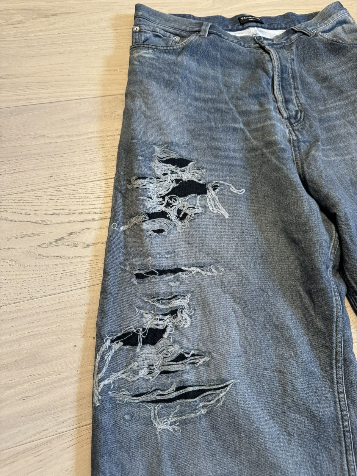 Balenciaga Balenciaga Trompe L'Oeil Jeans Size US 32 / EU 48 - 3 Thumbnail