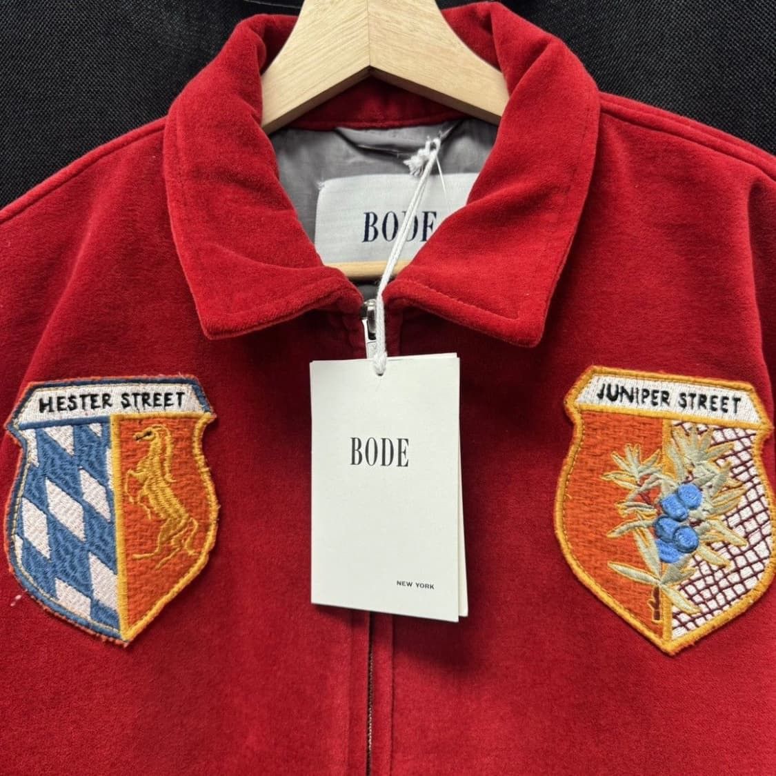 Bode Bode Wenham Souvenir Velvet Jacket Size US L / EU 52-54 / 3 - 3 Thumbnail