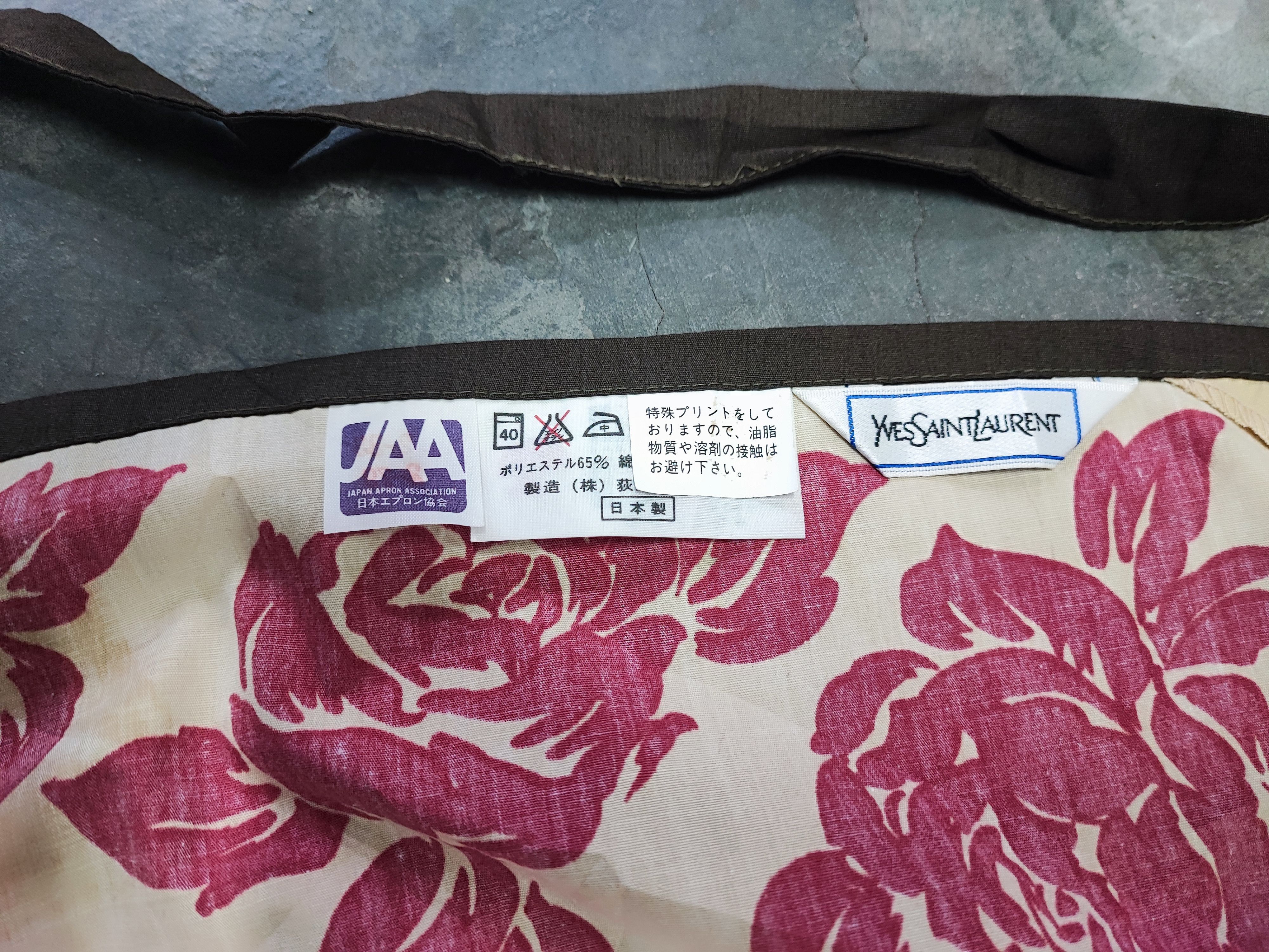Yves Saint Laurent YSL FLORA APRON DRESS NICE DESIGN Size ONE SIZE - 6 Thumbnail