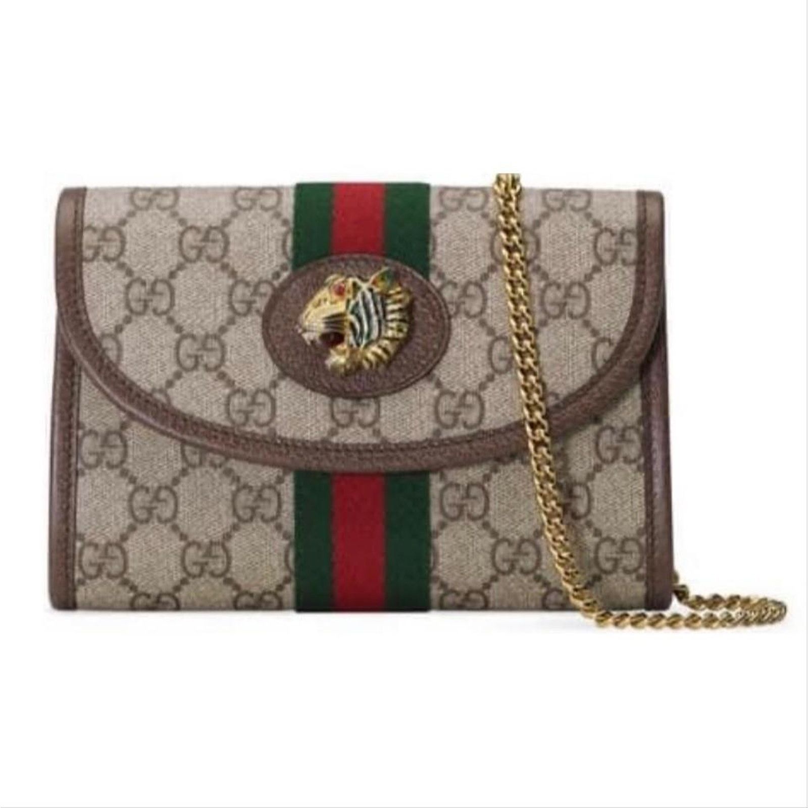 Gucci Rajah tiger crystal embellished GG supreme crossbody bag Size ONE SIZE - 1 Thumbnail