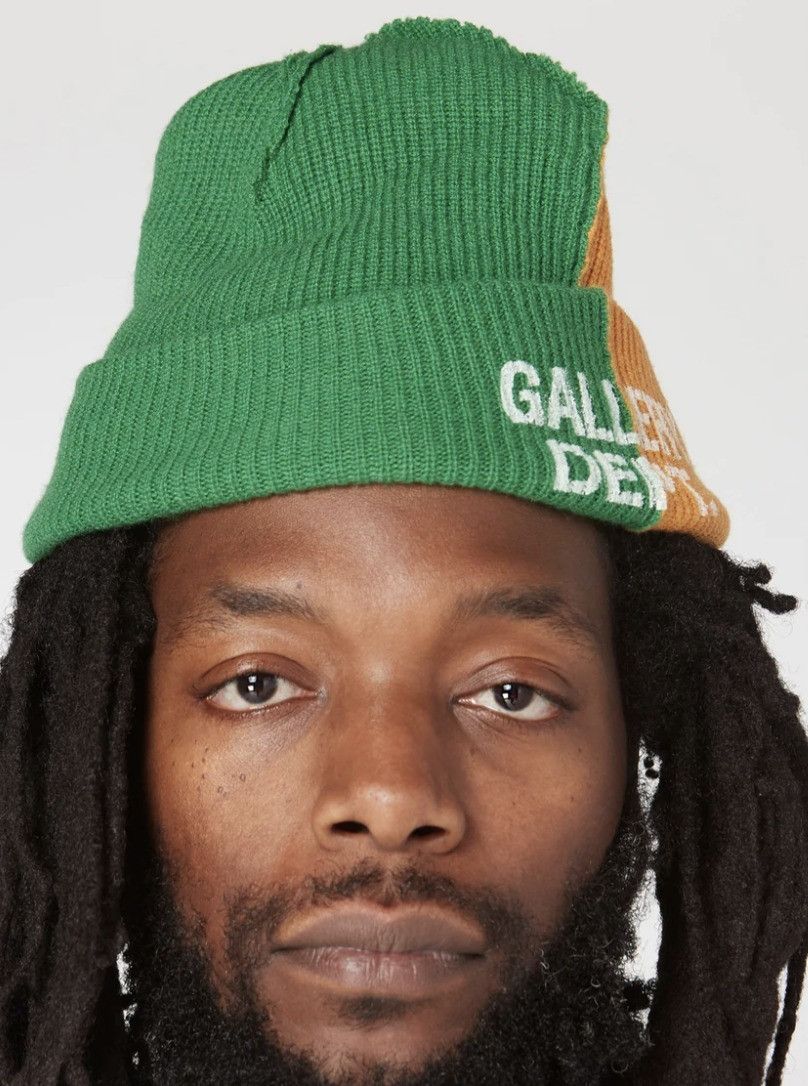 Gallery Dept. o1mle0725 Size: OS / Topanga Beanie Hat / Cap Orange/Green Size ONE SIZE - 4 Thumbnail