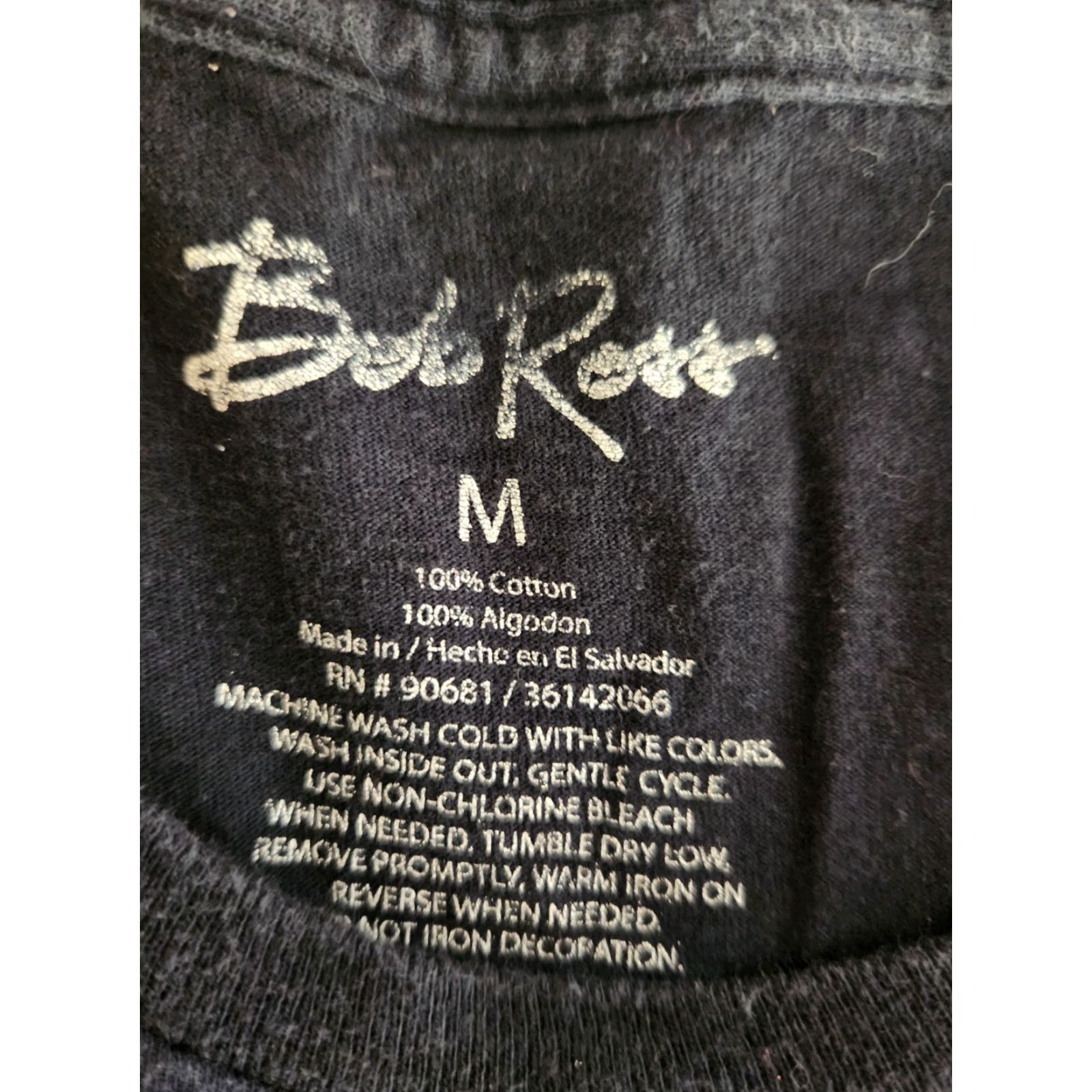 Vintage Bob Ross Painting in Outer Space T-Shirt Black M Medium Unisex Size US M / EU 48-50 / 2 - 2 Thumbnail