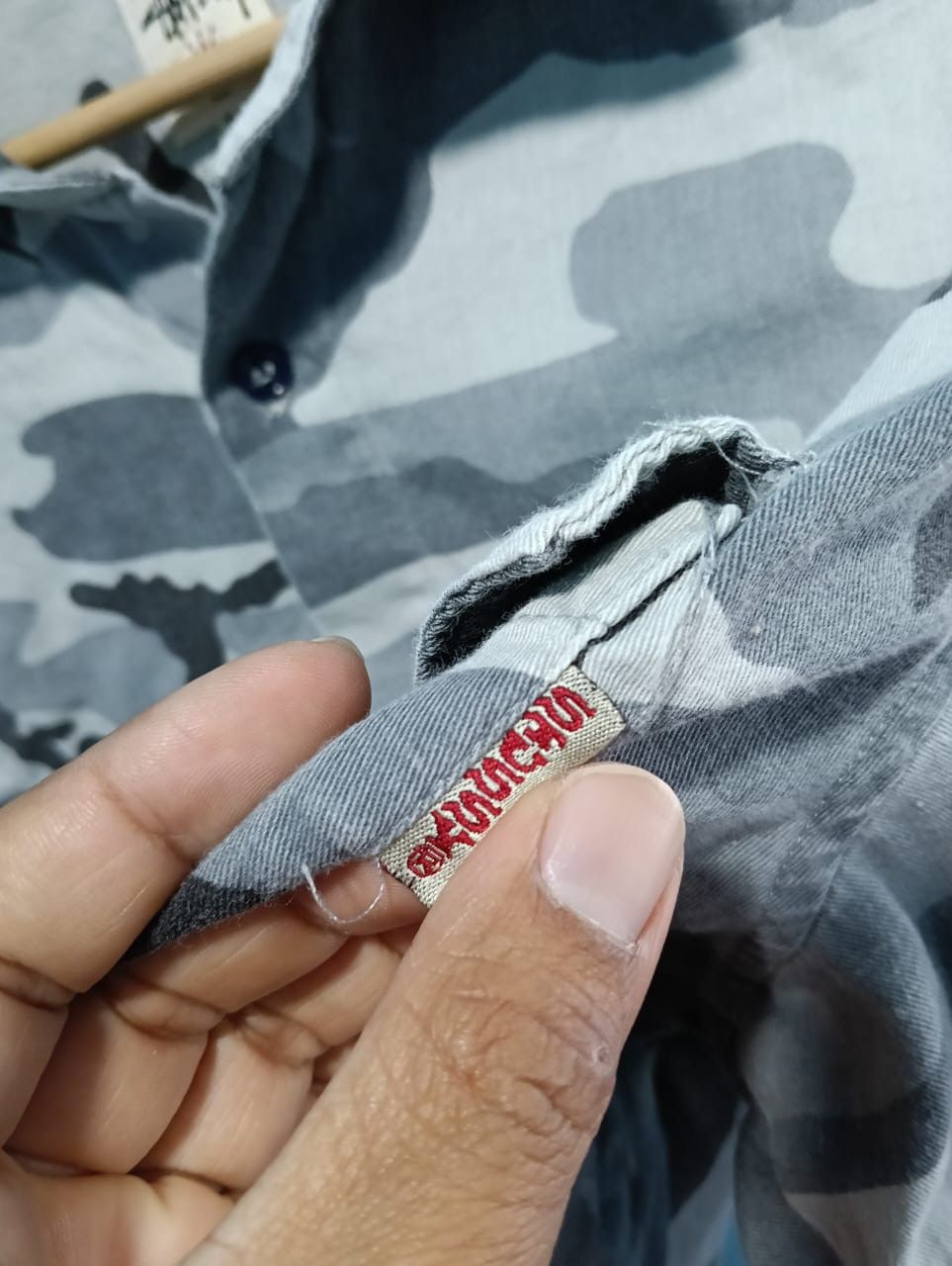 Stussy Vintage 90’s Stussy Camo Shirt Size US L / EU 52-54 / 3 - 4 Thumbnail