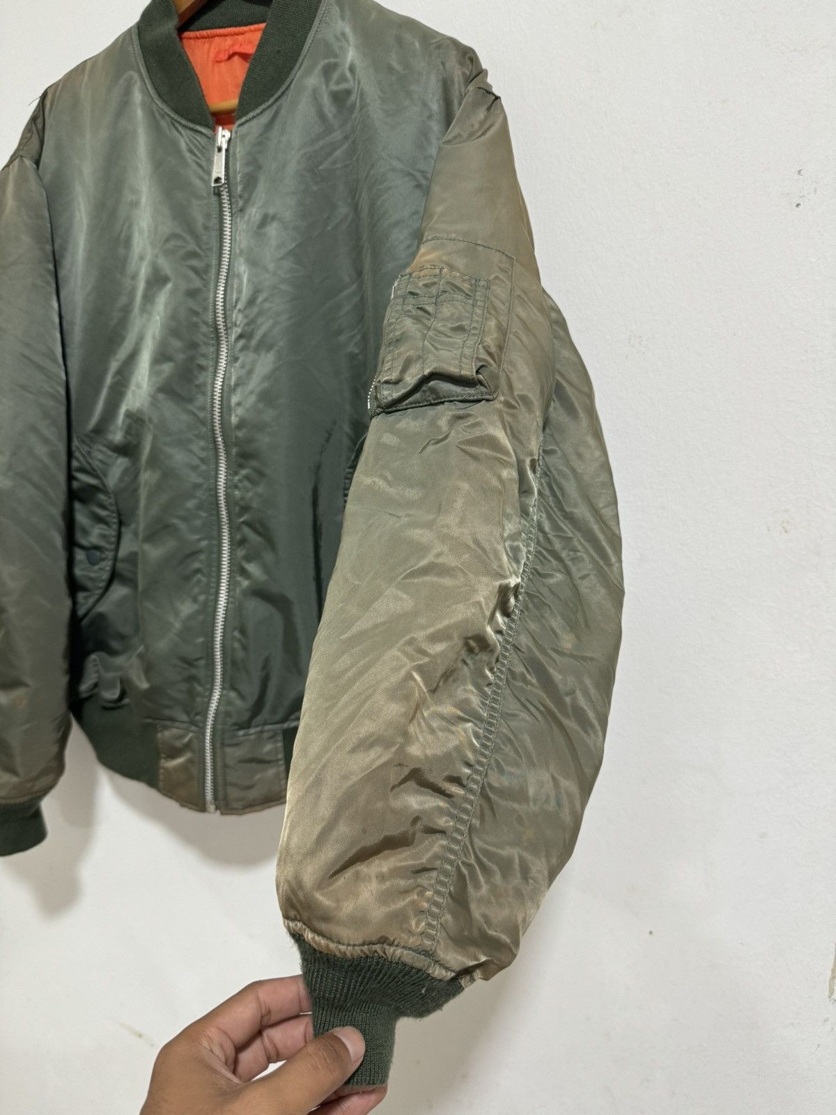 Uniqlo × Vintage Vintage Uniqlo Military Bomber Jacket Size US XL / EU 56 / 4 - 3 Thumbnail
