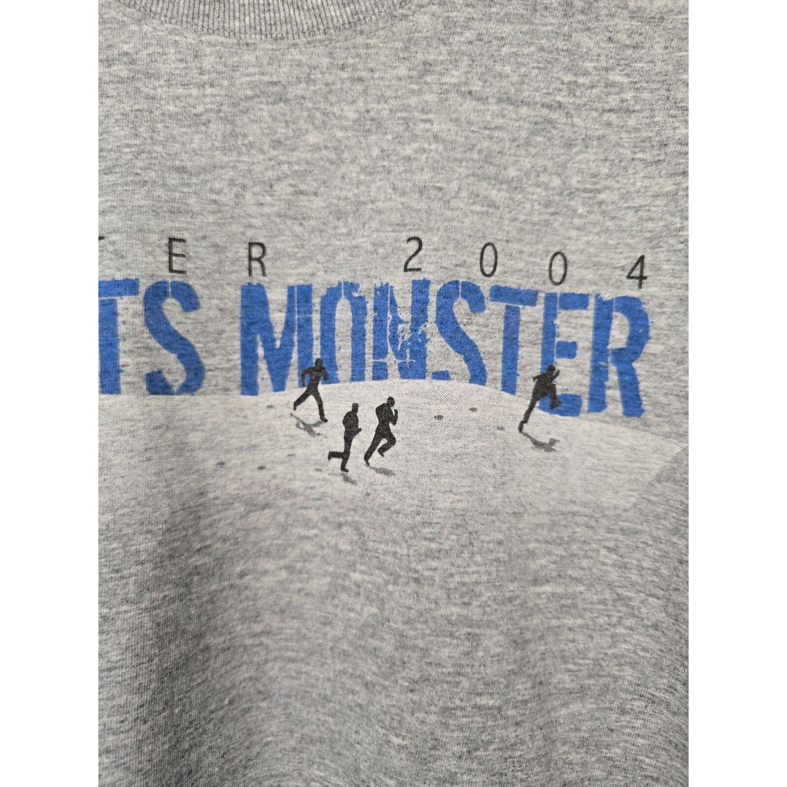 Fruit Of The Loom Vintage Sports Monster Shirt Gray Denver Sports Tee 2004 L Size US L / EU 52-54 / 3 - 3 Thumbnail