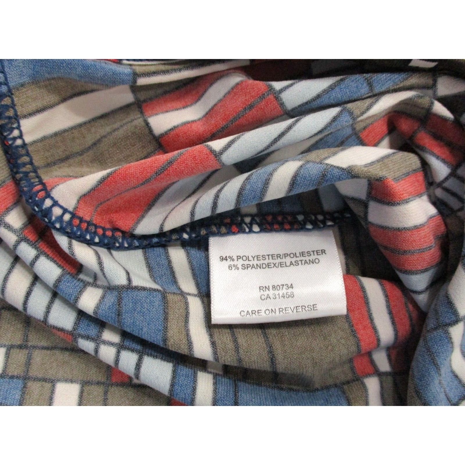 Bcbgmaxazria BCBGMAXAZRIA Womens Tank Top Sleeveless V-Neck Multicolor Pattern XS S EUC Regular Size S / US 4 / IT 40 - 7 Thumbnail