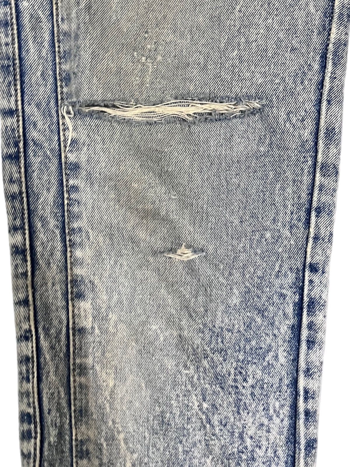 Vintage Vintage Coat of arms acid blue wash Style Jeans Size US 32 / EU 48 - 4 Thumbnail