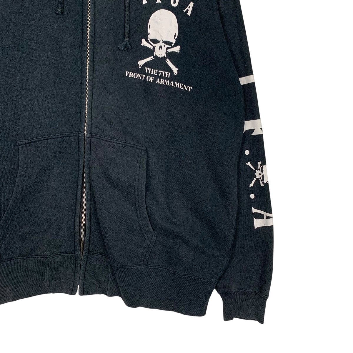 Japanese Brand REGULUS ROCK The Front Of Armament Big Logo Hoodie 2428-C109 Size US XL / EU 56 / 4 - 7 Thumbnail
