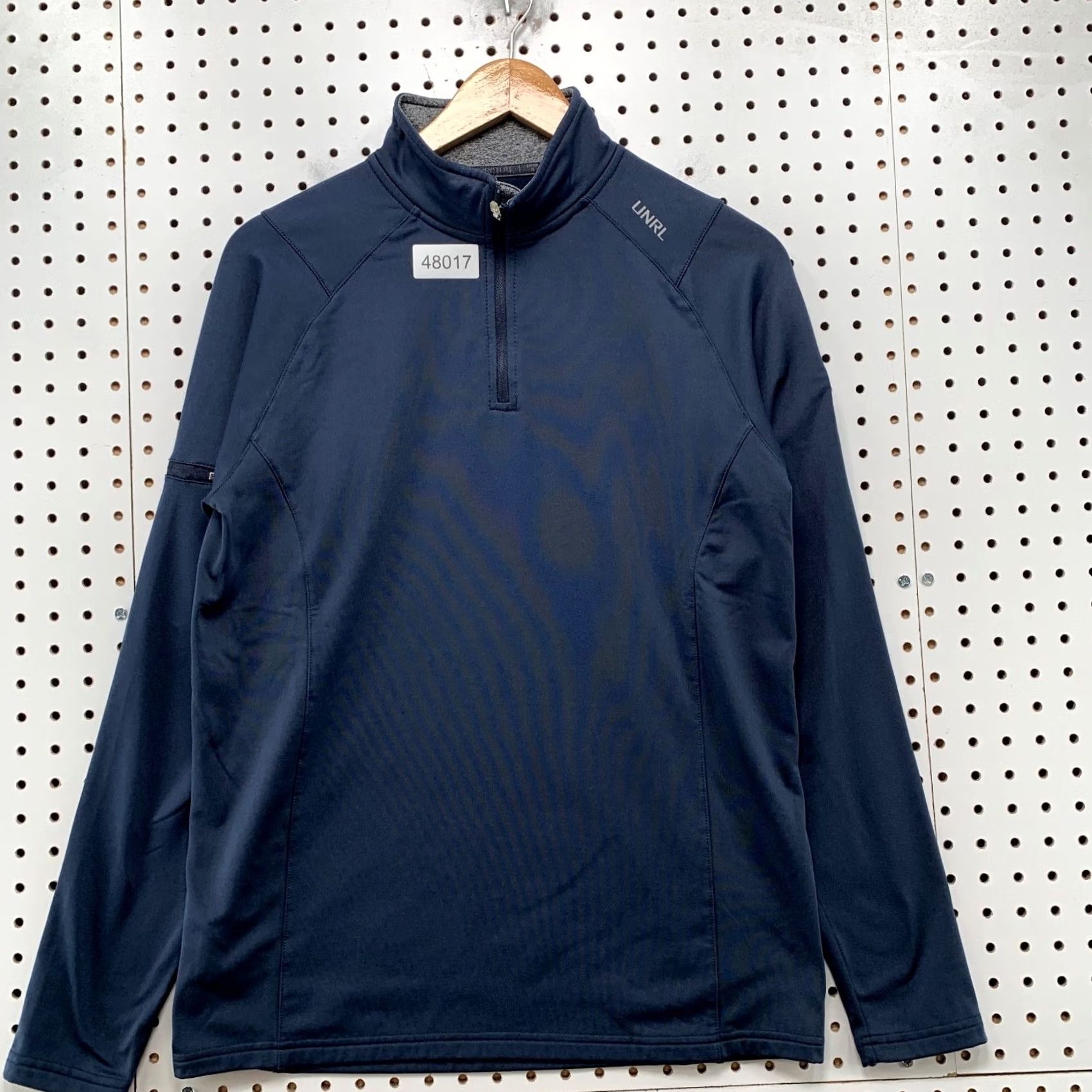 Vintage UNRL Barstool Golf 1/4 Zip Pullover Mens Small Navy Blue Preppy Long Sleeve Shirt Size US S / EU 44-46 / 1 - 2 Thumbnail