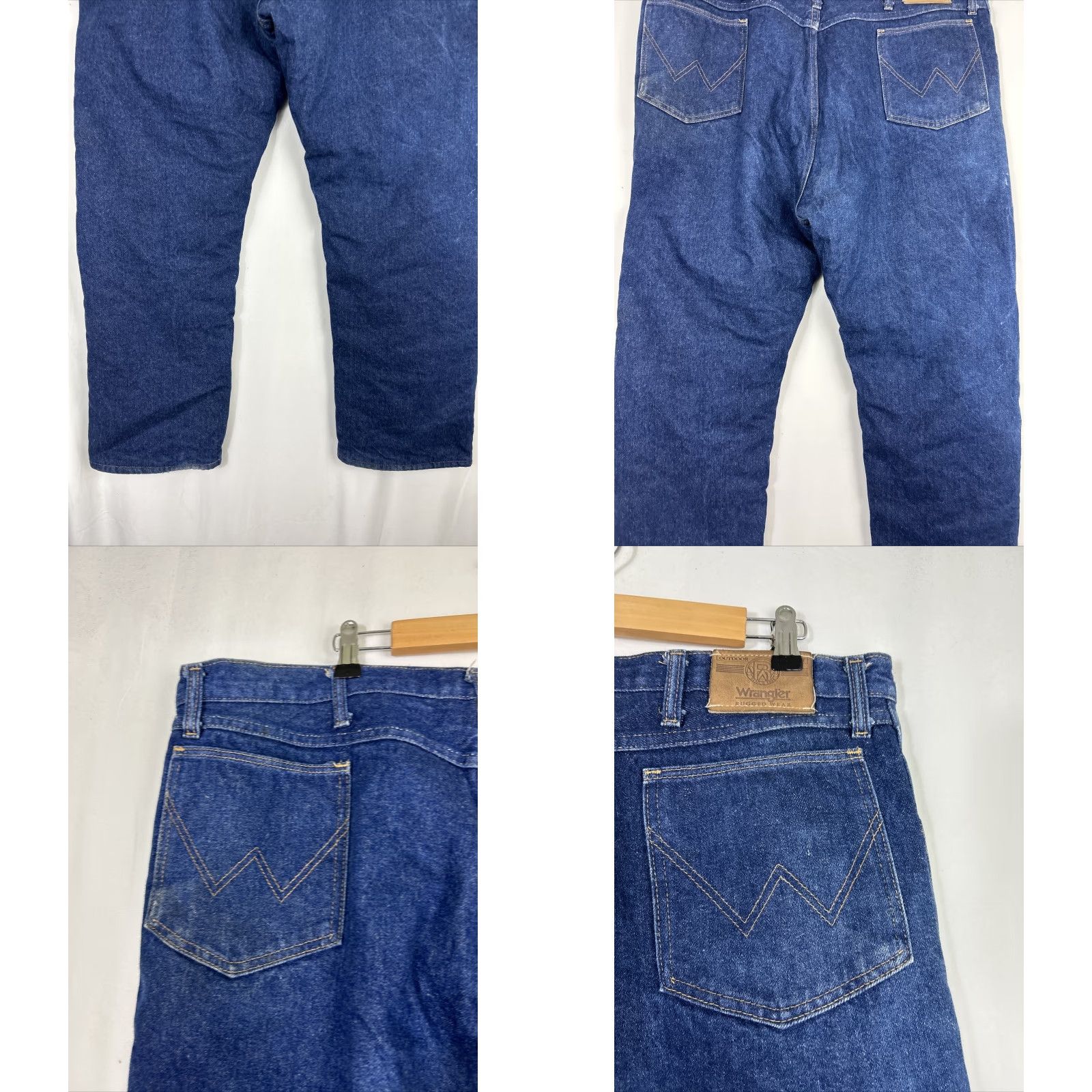 Wrangler Wrangler Rugged Wear Jeans Denim Blue 42x30 Lined Fleece Insulated 33213MW Men Regular Belt Loops 5-Pocket Zip Size US 42 / EU 58 - 8 Thumbnail