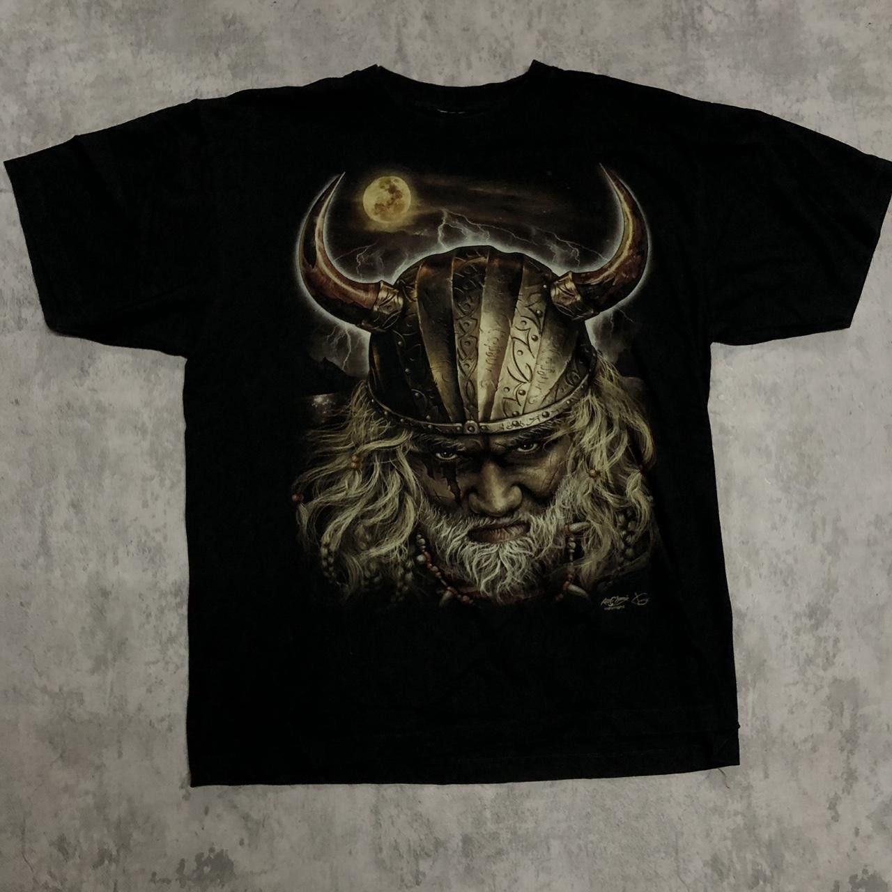 Other Black Viking graphic tee #goth #grunge Size US L / EU 52-54 / 3 - 1 Thumbnail