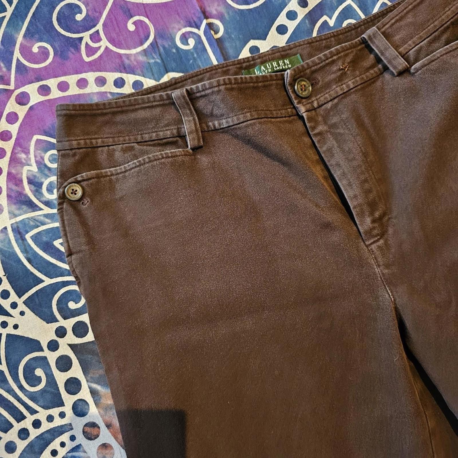 Lauren Ralph Lauren Ralph Lauren Women's Brown Trousers Size 30" / US 8 / IT 44 - 5 Thumbnail