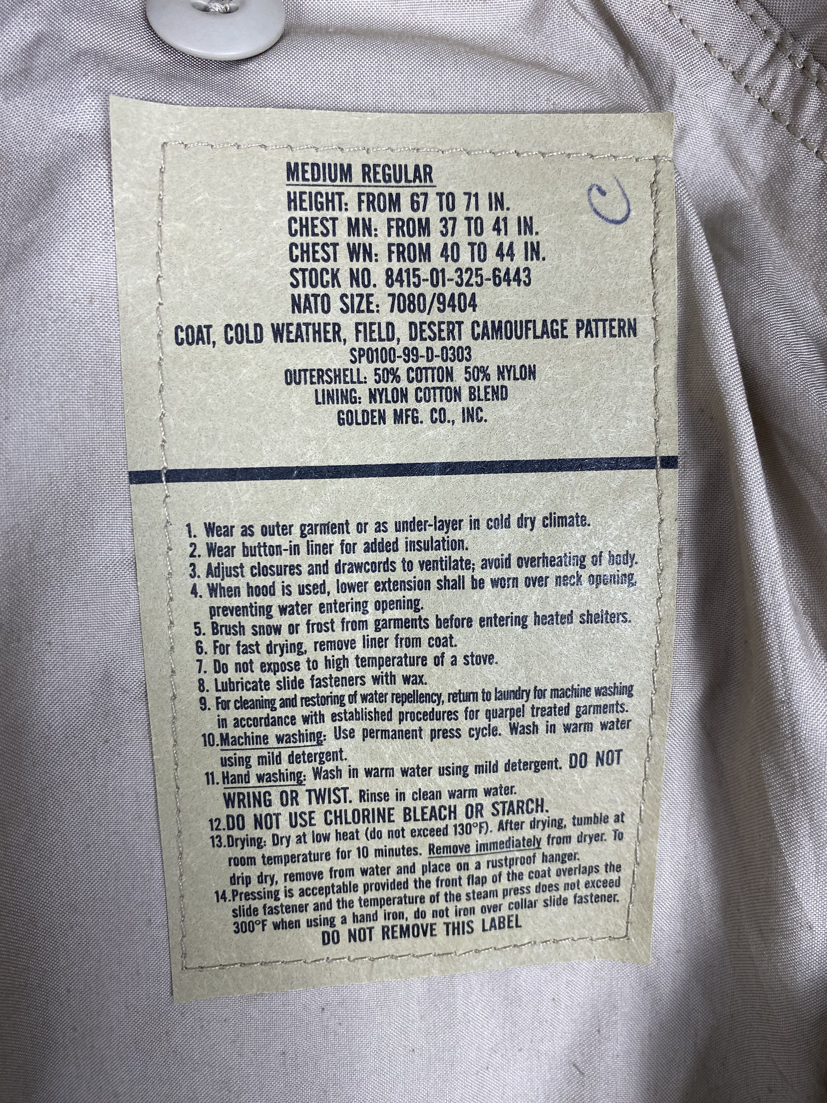 Vintage Vintage Golden Mfg US ARMY M-65 Camouflage Cotton PJ2513 Size US M / EU 48-50 / 2 - 6 Thumbnail