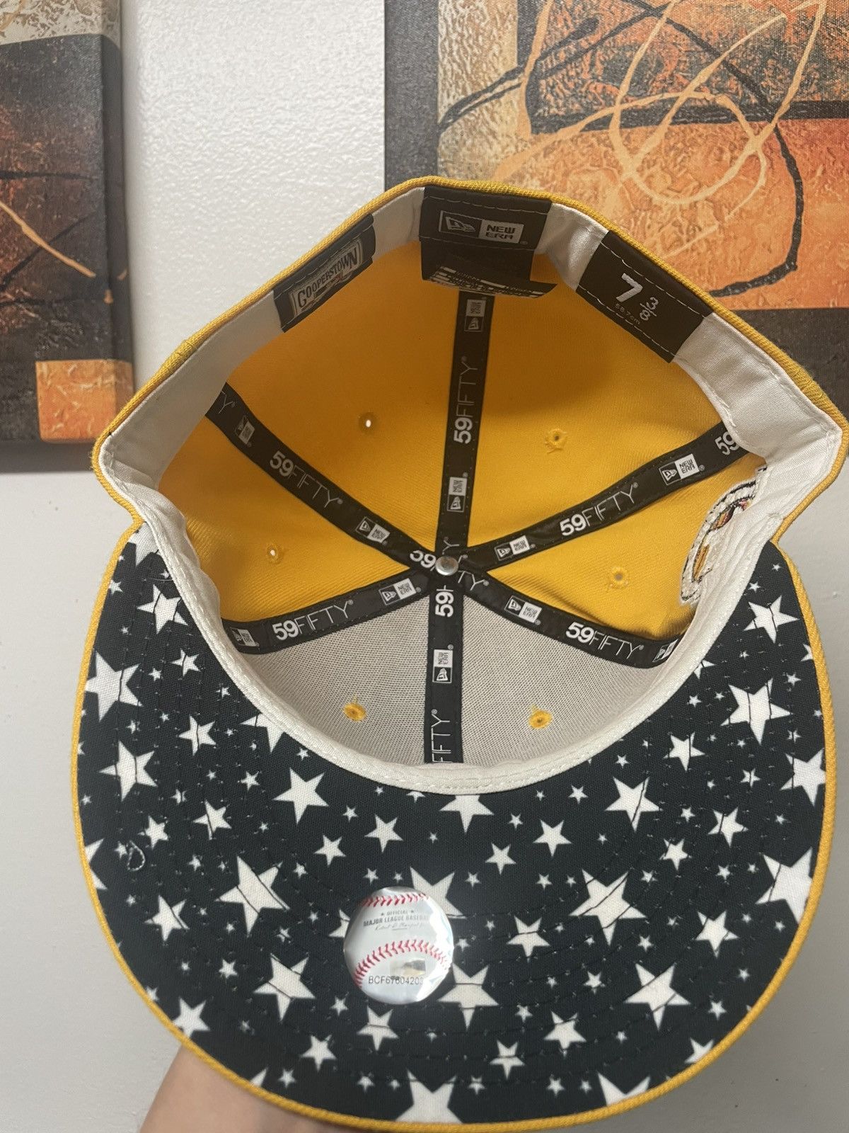 New Era G/In the Dark HoustonAstros Star Bottom 45th Anni Side Patch Size ONE SIZE - 4 Thumbnail