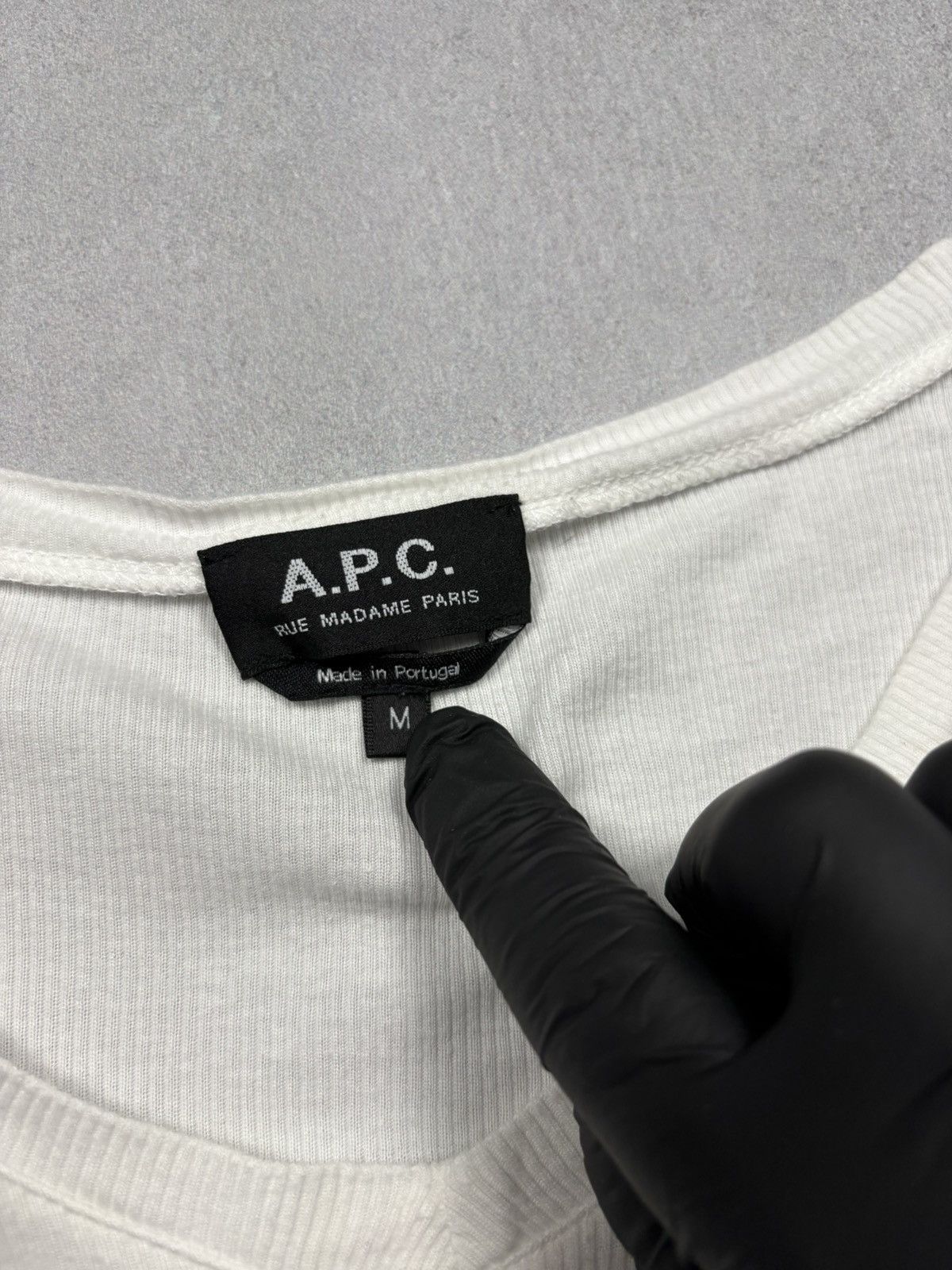 A.P.C. A.P.C. Rue Madame Paris White Modal Cotton Top Y2K Classic M Size M / US 6-8 / IT 42-44 - 7 Thumbnail