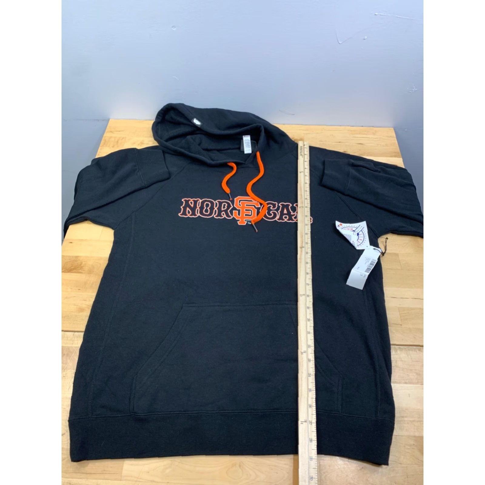 MLB Nor Cal Giants Hoodie Mens XL Black Pullover Shirt Size US XL / EU 56 / 4 - 4 Thumbnail
