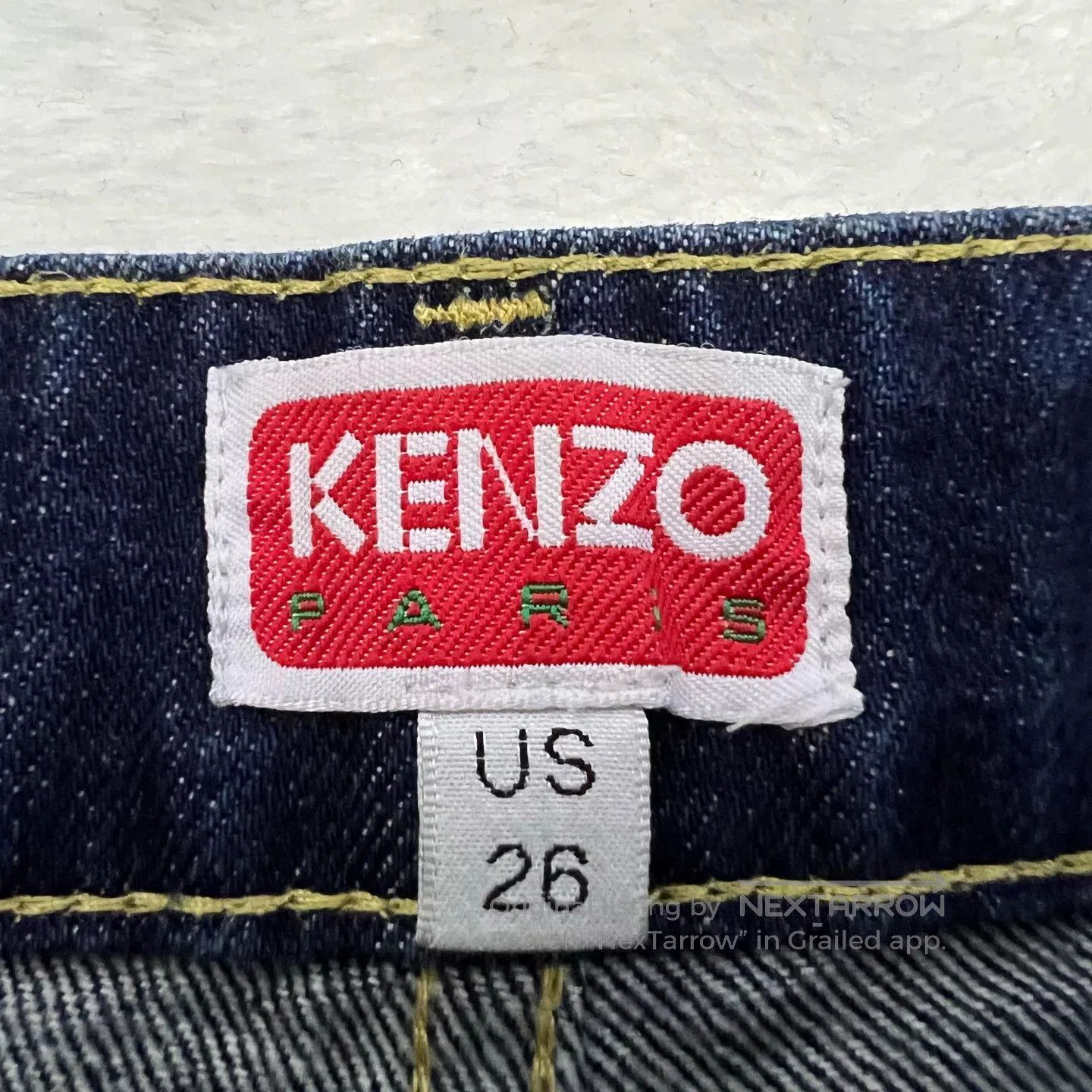 Kenzo KENZO Dark Blue Wide-Leg Pants. Size 26" / US 2 / IT 38 - 3 Thumbnail