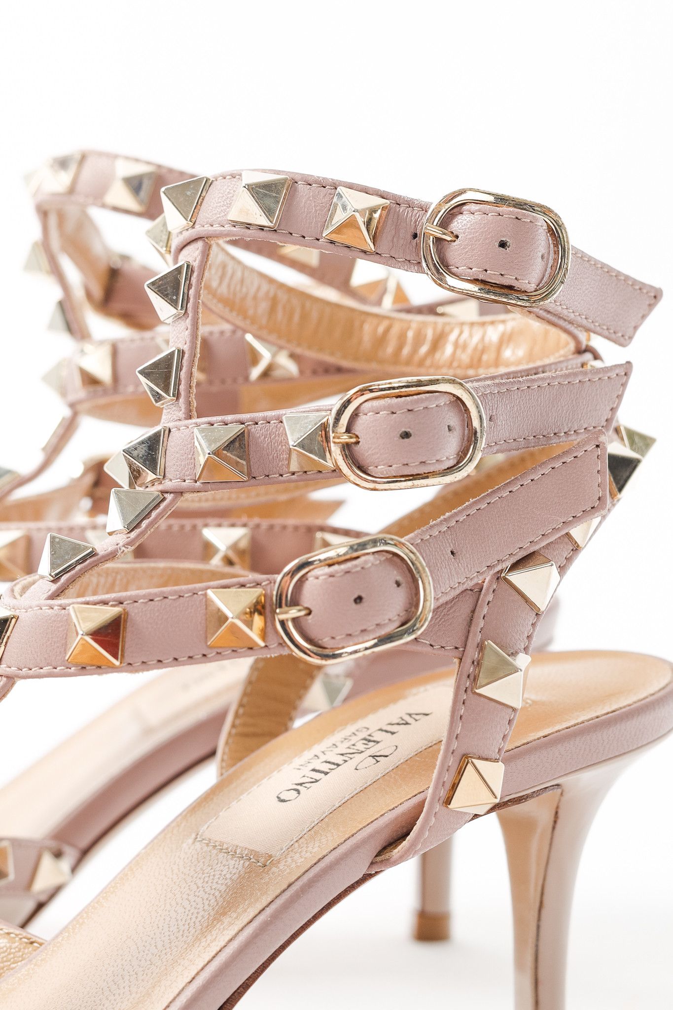 Valentino Valentino Garavani Rockstud 65 Patent Leather Caged Pumps Size US 4.5 / IT 34.5 - 8 Thumbnail