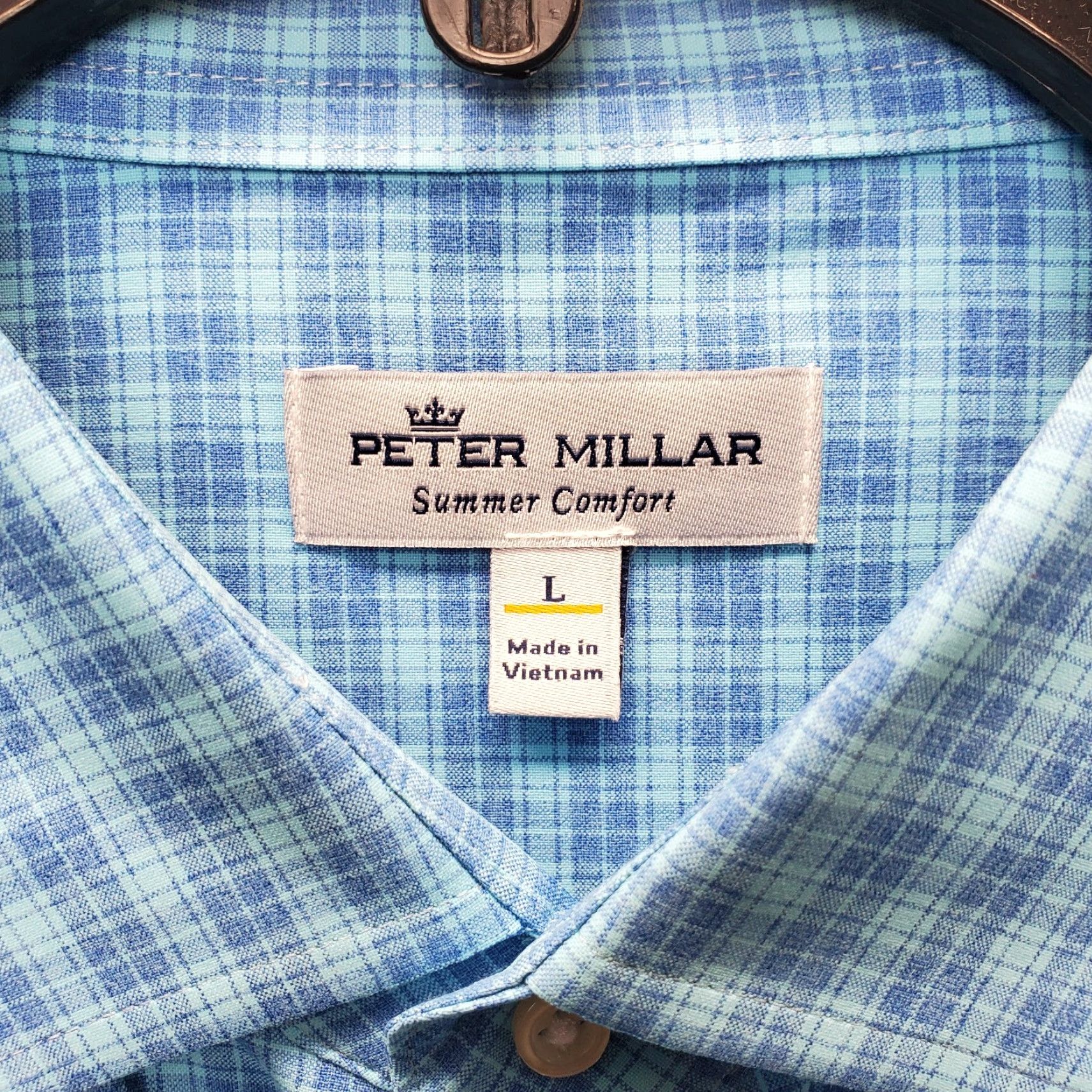 Peter Millar Peter Millar Shirt Mens L Multi Check Summer Comfort Long Sleeve Button Up Size US L / EU 52-54 / 3 - 5 Thumbnail