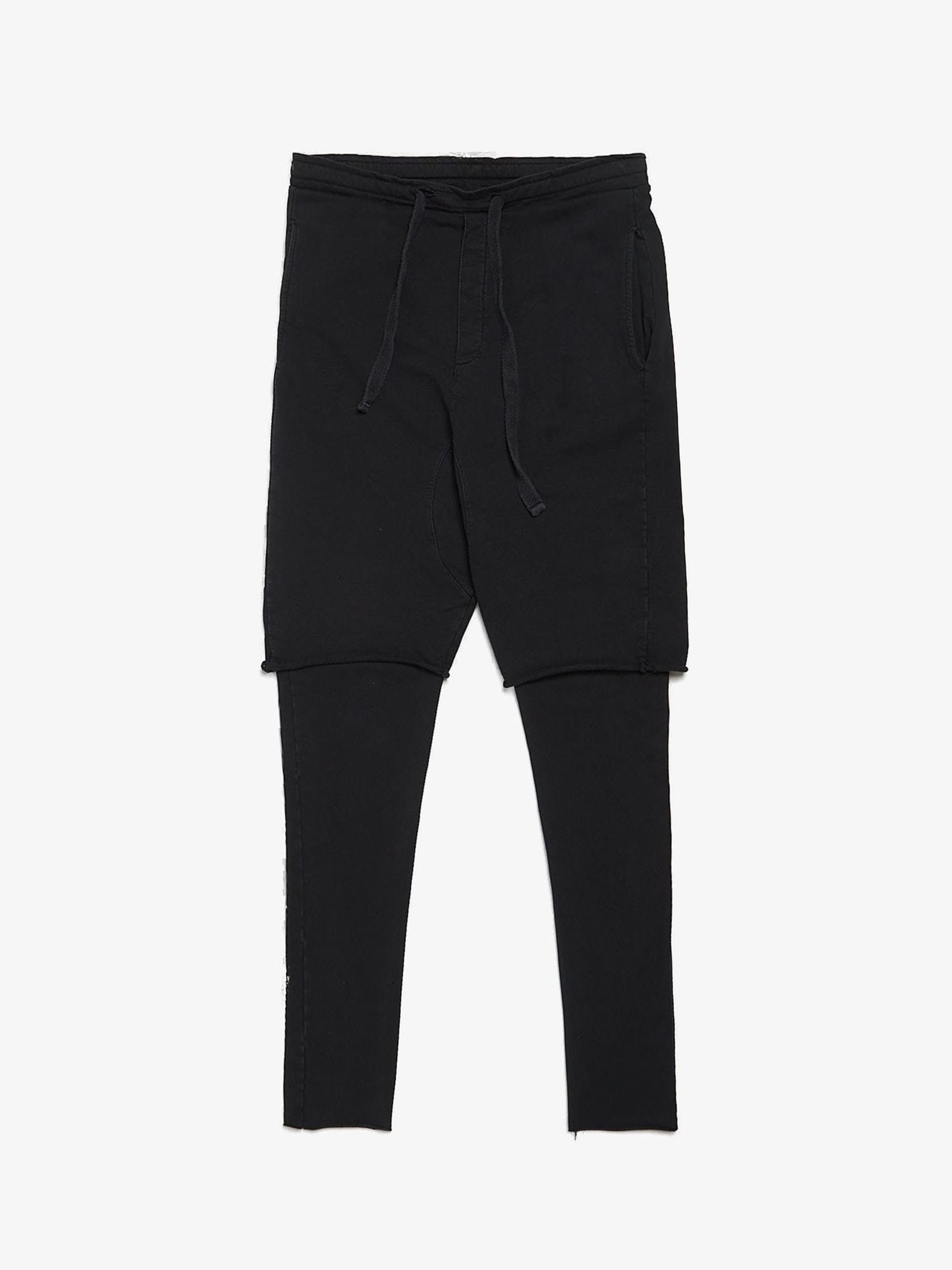 Thom Krom Black Double Sweatpants Size US 34 / EU 50 - 1 Thumbnail