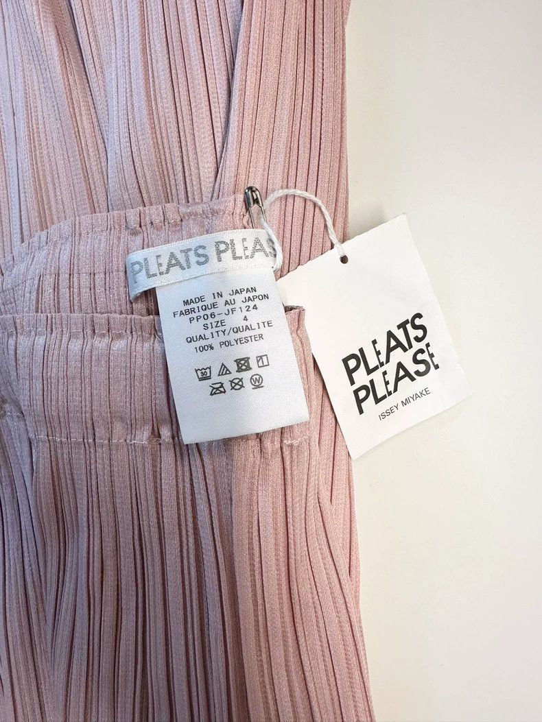 Issey Miyake Issey Miyake Pink cherry blossom wide-leg pants Size 26" / US 2 / IT 38 - 2 Thumbnail