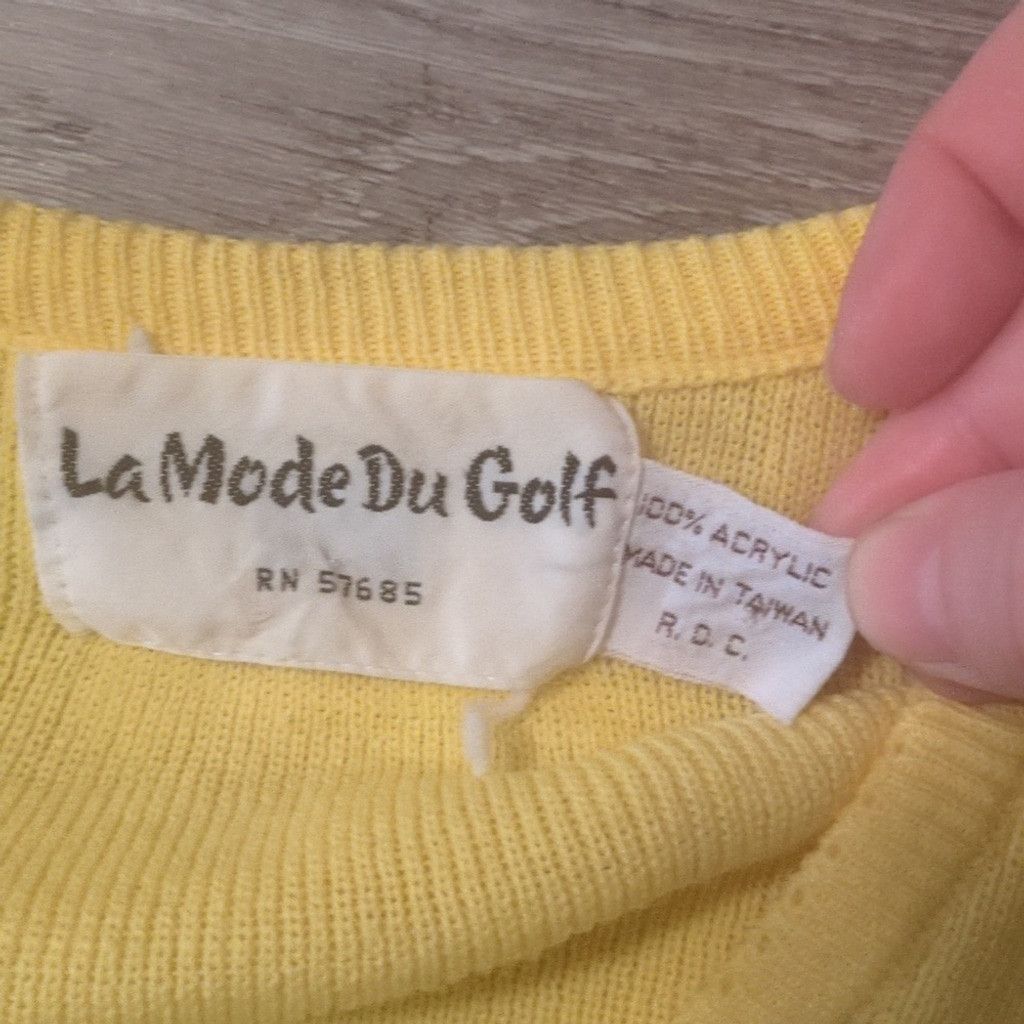 Other La mode du golf vintage golf sweater size medium? Size M / US 6-8 / IT 42-44 - 3 Thumbnail