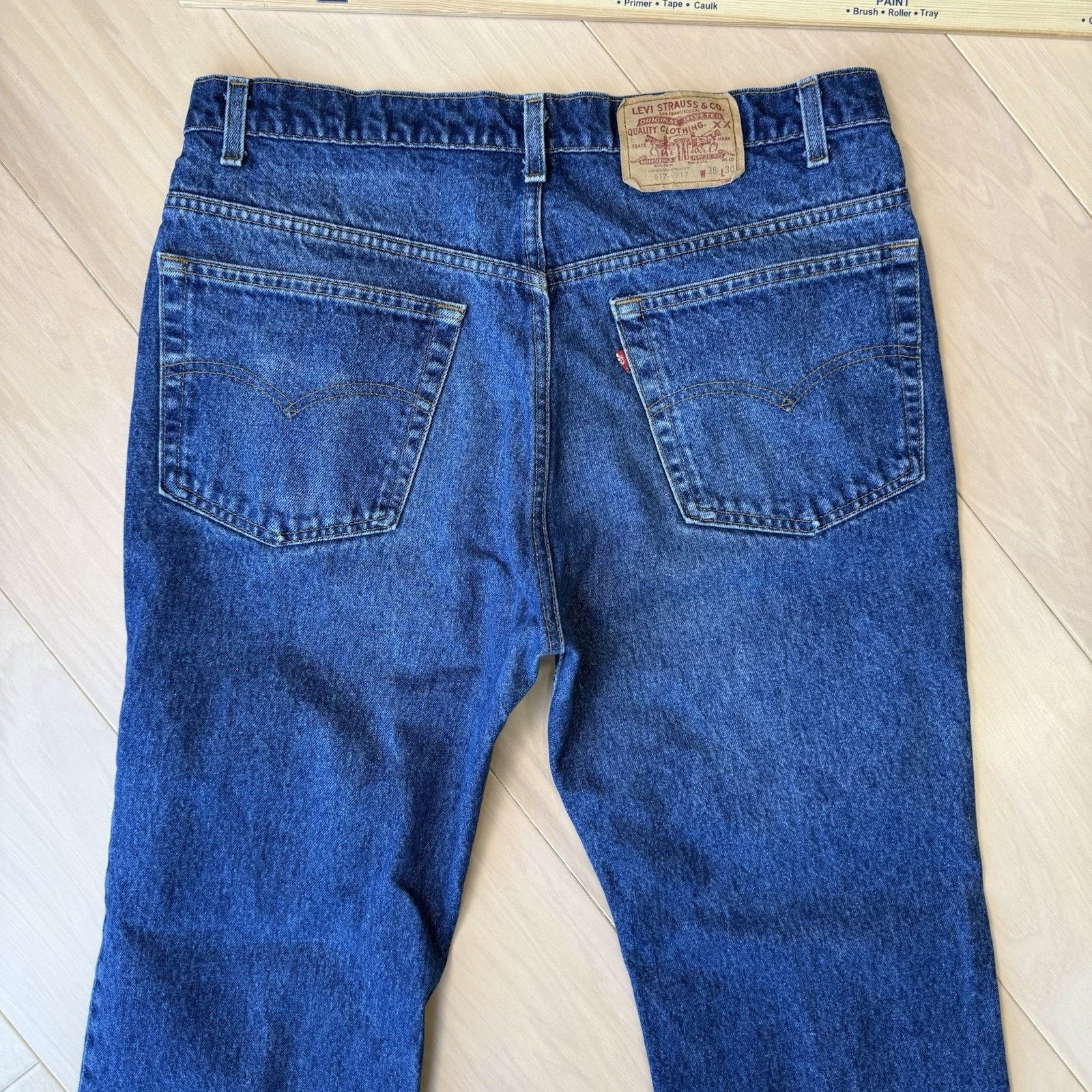 Levi's Vintage Levis 517 Jeans 36 Blue 80s Denim Made in USA Size US 36 / EU 52 - 8 Thumbnail