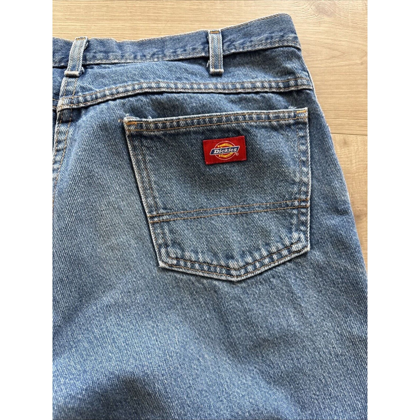 Dickies Dickies Branders Mens Stone Washed Straight Leg Jeans 36x36 Size US 36 / EU 52 - 7 Thumbnail