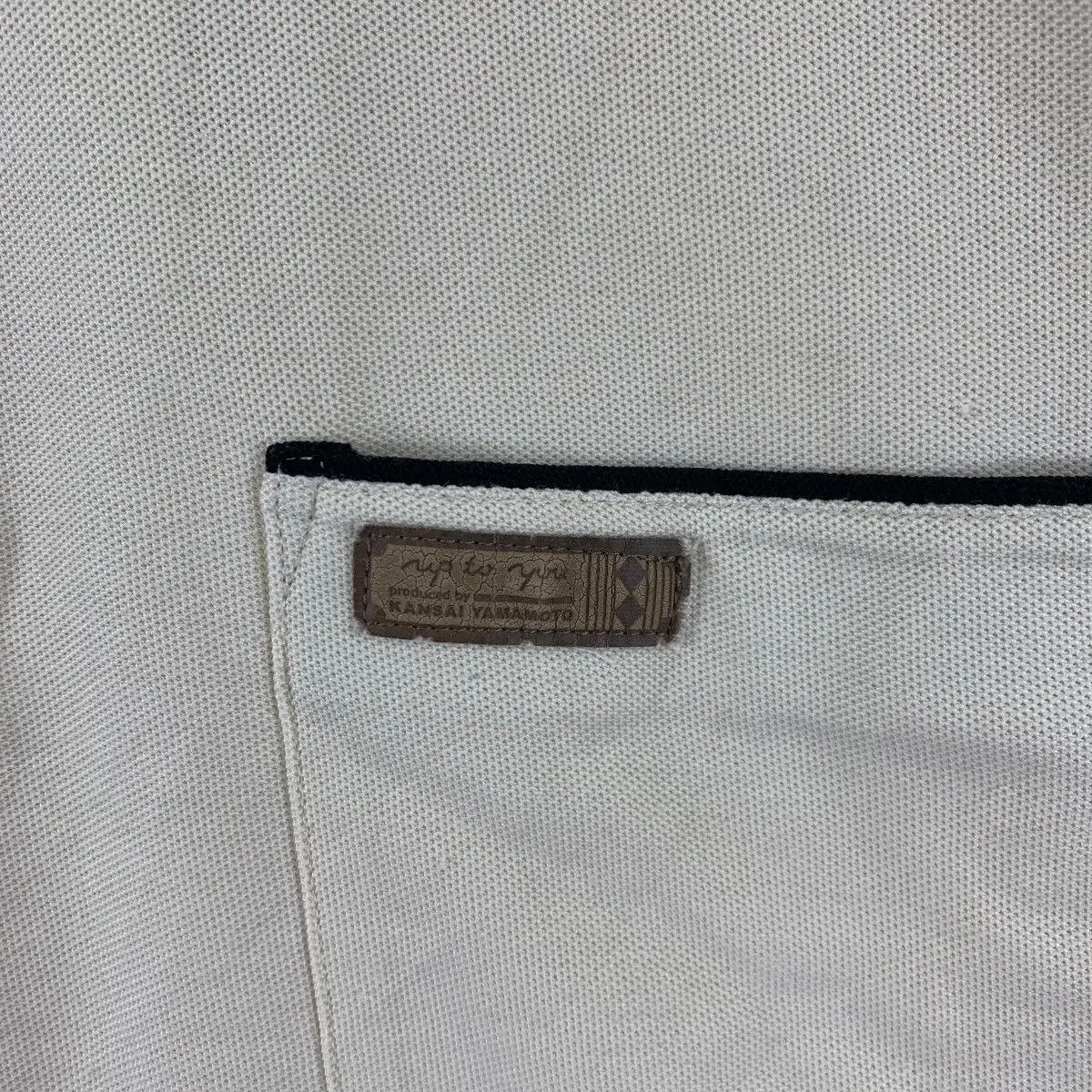 Kansai Yamamoto Vintage KANSAI YAMAMOTO Up To You Half Zipper Tee Shirt Size US M / EU 48-50 / 2 - 6 Thumbnail
