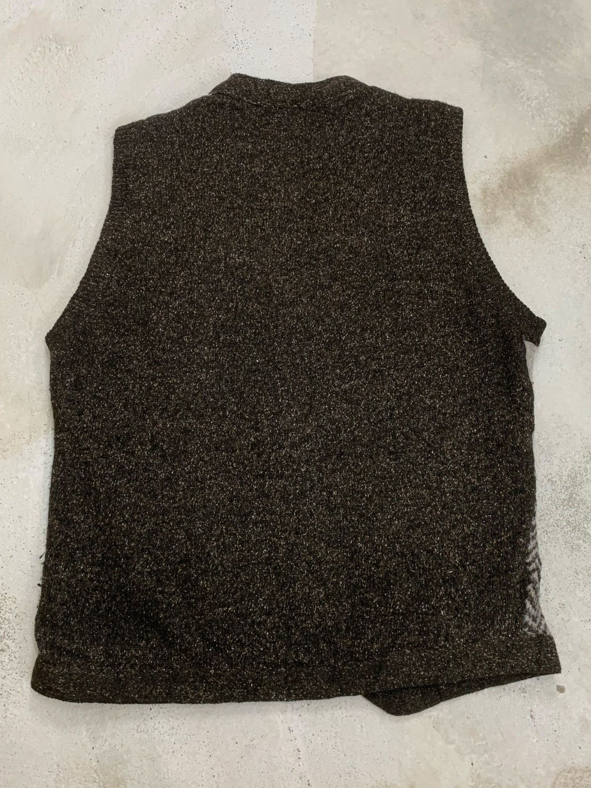 Designer Crocodile Wool Winter Vest Dashiki Red Indian Motovr Size US M / EU 48-50 / 2 - 2 Thumbnail