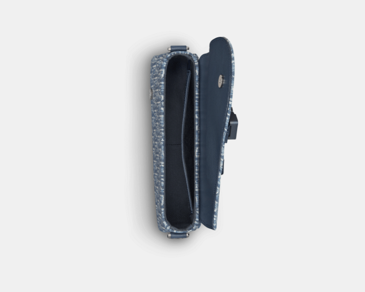 Dior o1w1db10426 1ADPO3 Size :OS / Saddle Messenger Bag in Blue Size ONE SIZE - 3 Thumbnail
