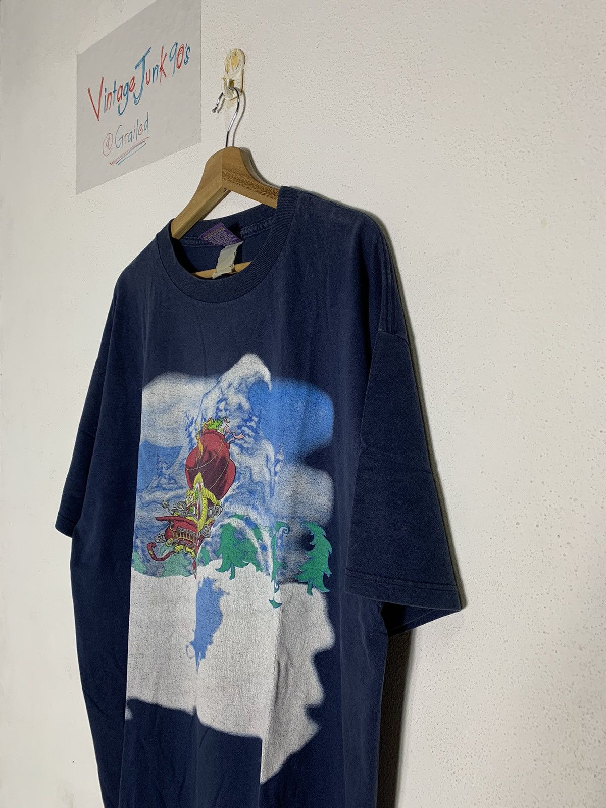 Vintage Vintage Movie promo t-shirt THE GRINCH Size US L / EU 52-54 / 3 - 6 Thumbnail