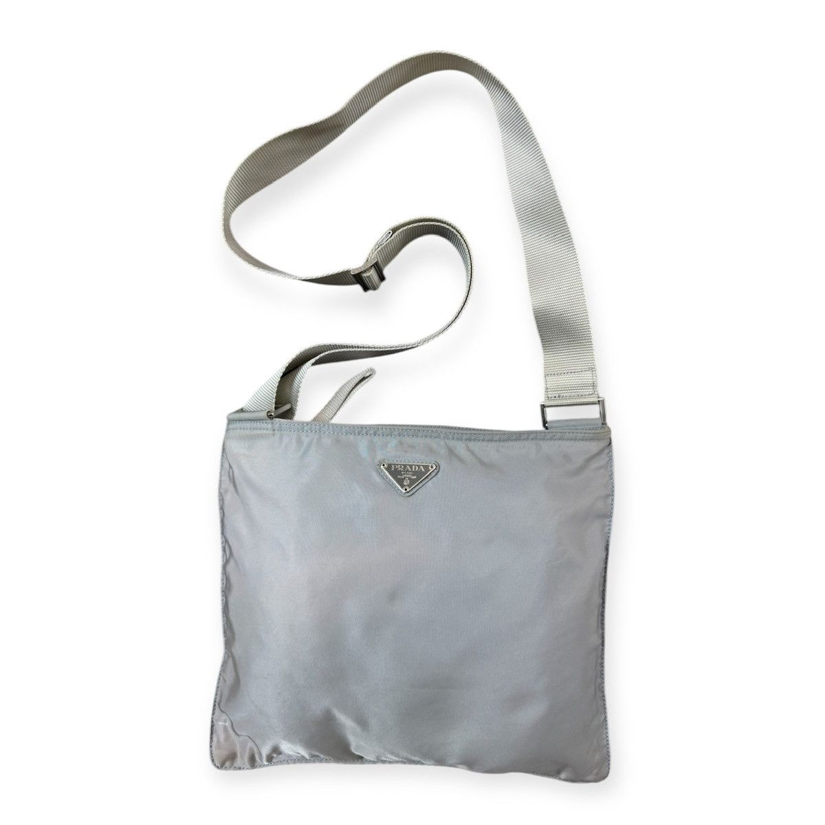 Prada Prada Shoulder Bag Grey Size ONE SIZE - 1 Thumbnail
