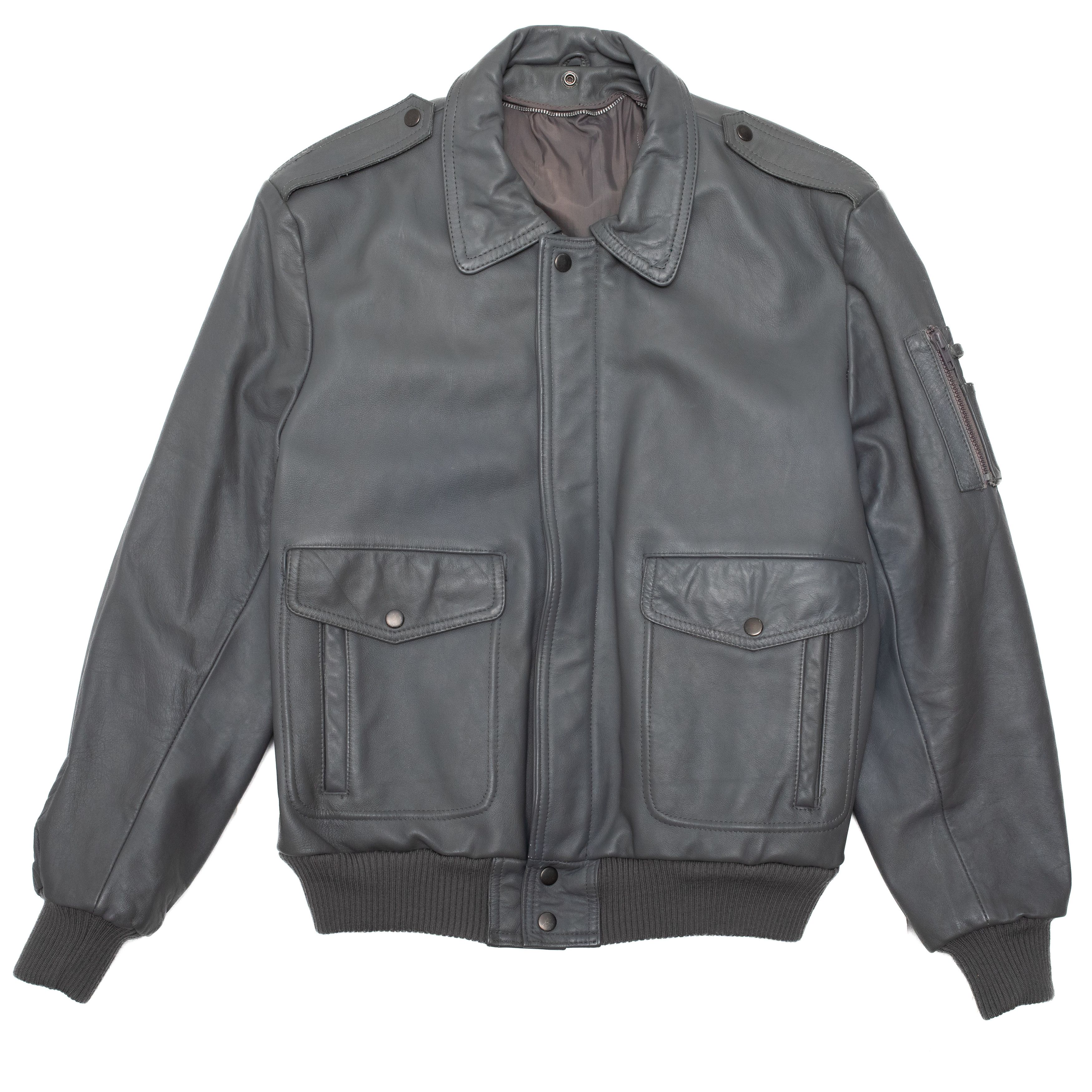 Vintage Military Vintage A-2 Leather Pilot Bomber Size US M / EU 48-50 / 2 - 1 Thumbnail