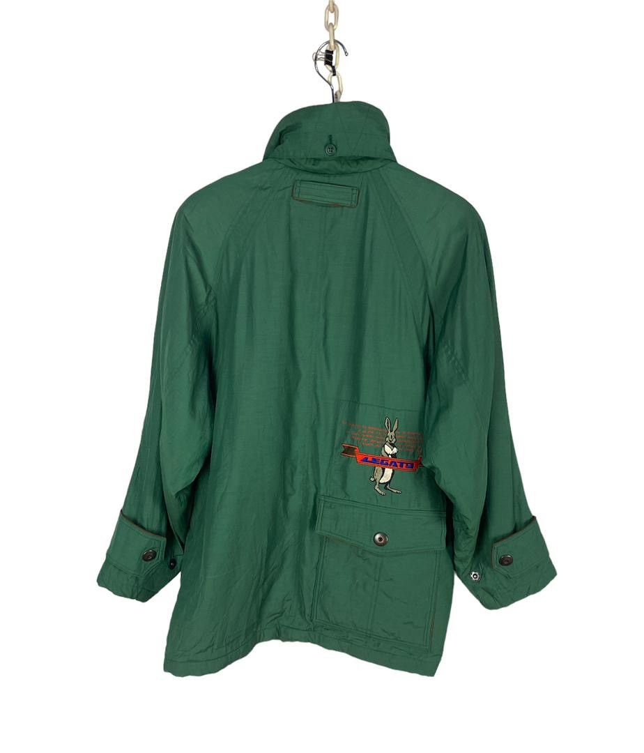 Lagato design snap button jacket hidden hoodie