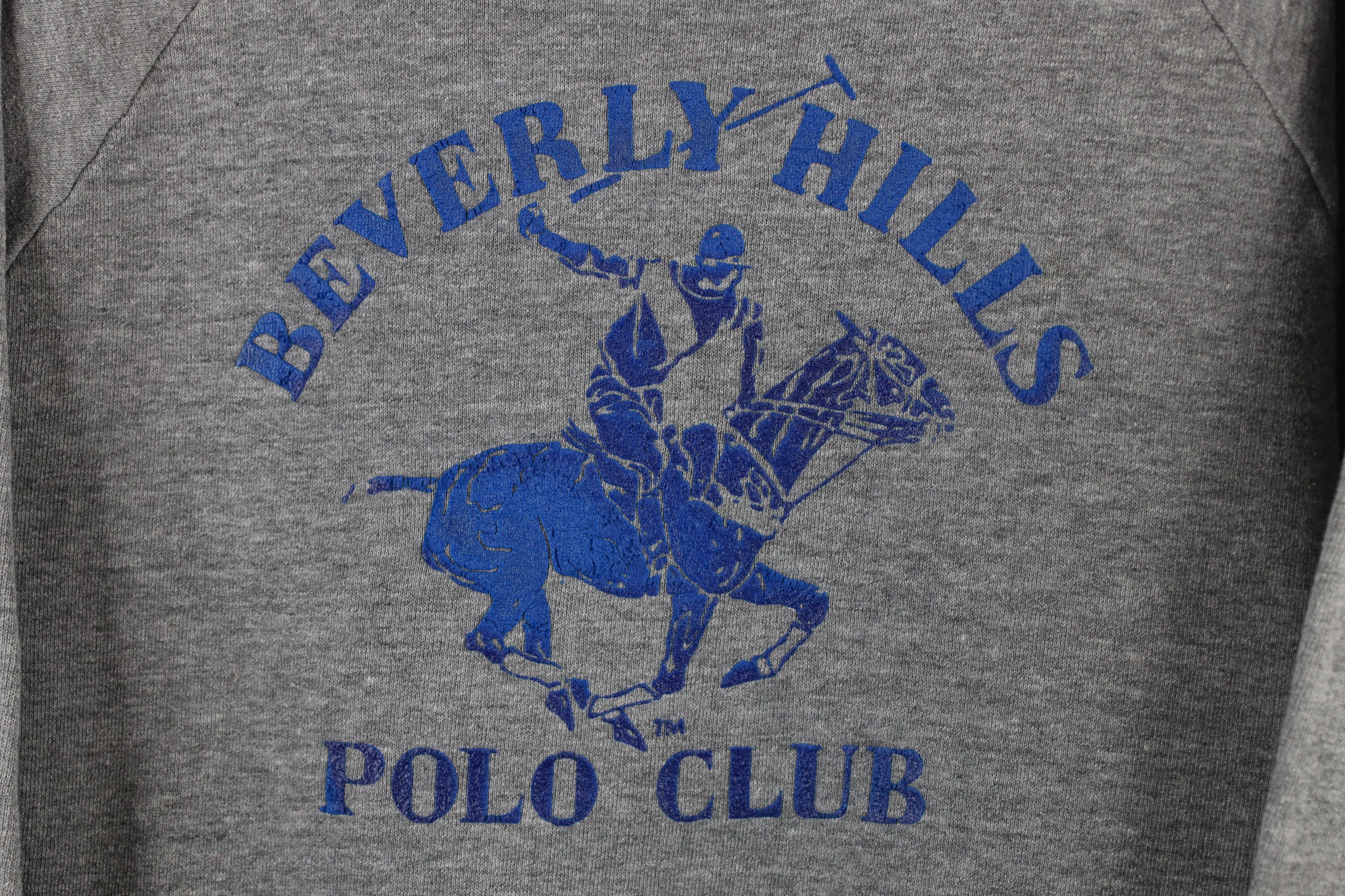 Russell Athletic × Vintage Vintage 80s Russell Athletic Club Triblend Sweatshirt USA Size L / US 10 / IT 46 - 4 Thumbnail