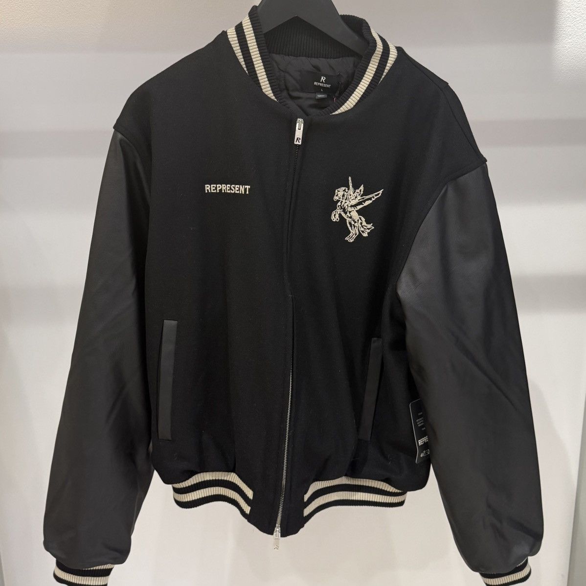 Represent Clo. Represent Clo racing varsity jacket | Grailed