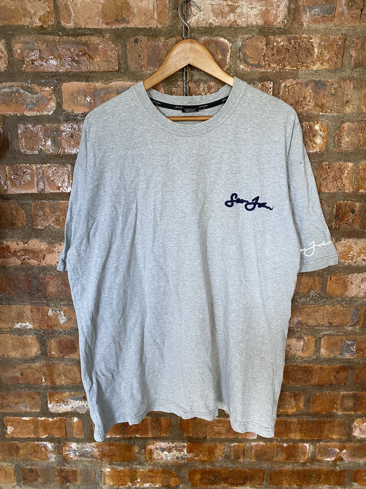 Japanese Brand 2000s Sean John Tribal tattoo embroidered hair tee Size US XL / EU 56 / 4 - 8 Thumbnail