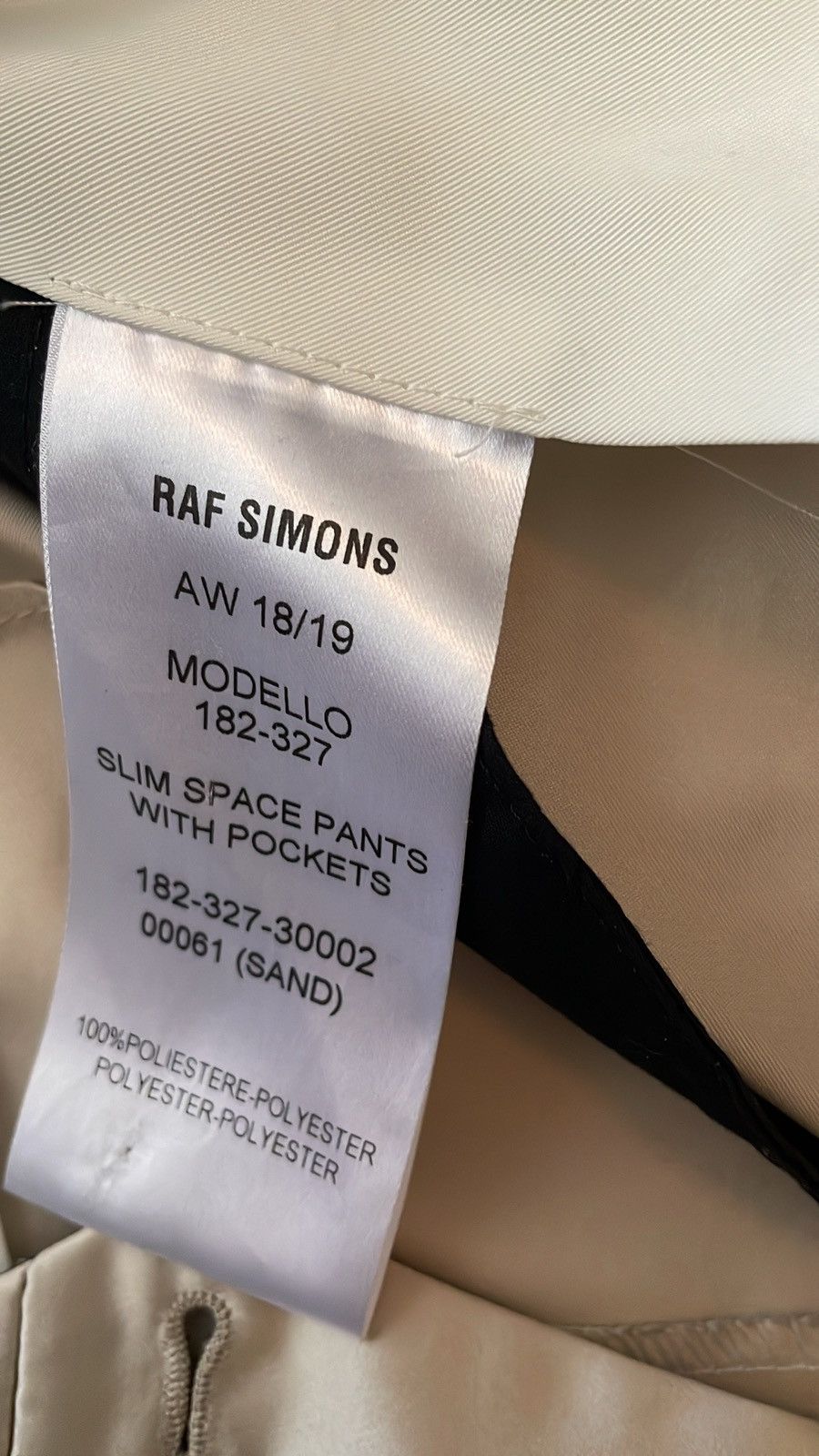 Raf Simons FW18 Satin Slim Space Pants With Pockets (46) Size US 30 / EU 46 - 5 Thumbnail