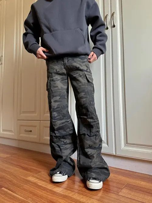 Vintage Maijima x Hanai Stylish Camouflage Cargo Pants Size US 32 / EU 48 - 6 Thumbnail