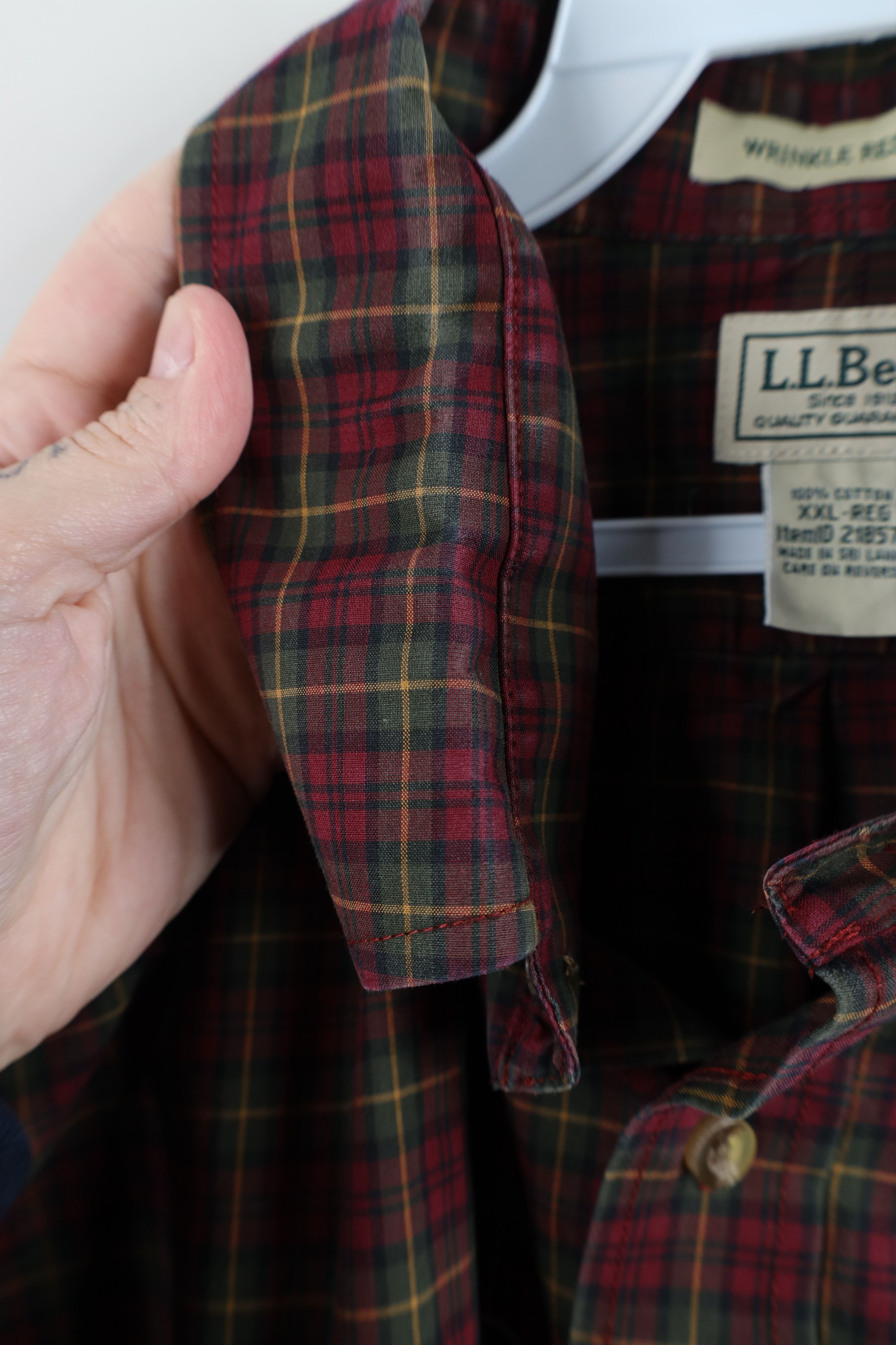 L.L. Bean × Vintage Vintage LL Bean Wrinkle Resistant Collared Button Down Shirt Size US XXL / EU 58 / 5 - 7 Thumbnail