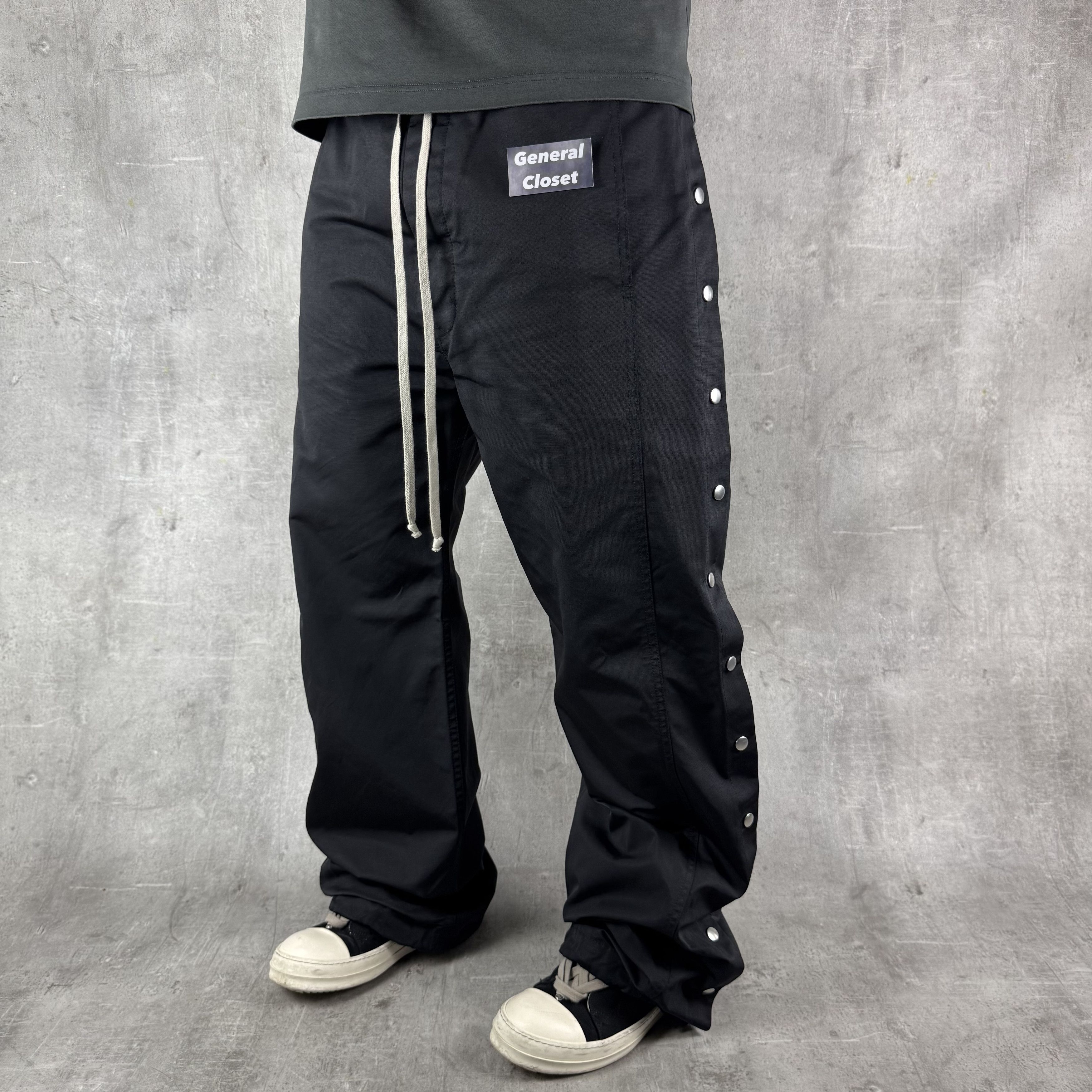 Rick Owens Drkshdw RICK OWENS DRKSHDW Easy Pushers Nylon Black Size US 32 / EU 48 - 3 Thumbnail