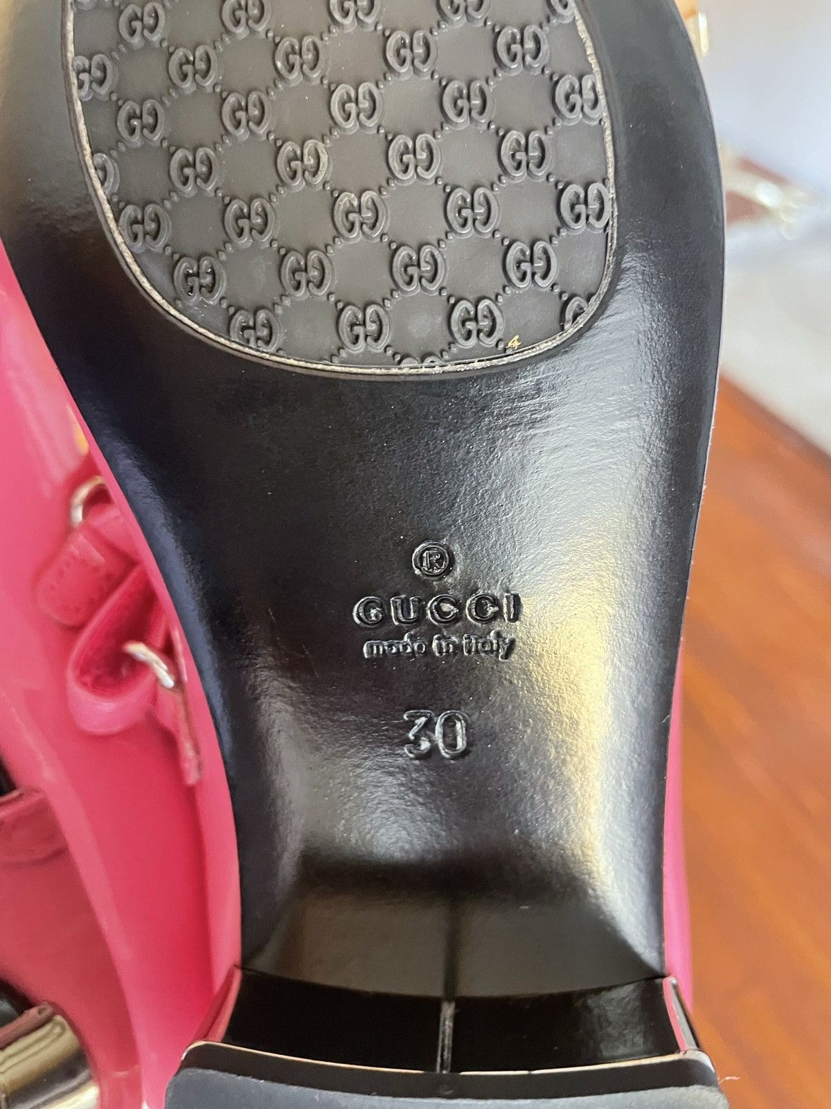 Gucci New Authentic Gucci Girls Flat Ballet Shoes, Size 30 Size US 11 / IT 41 - 7 Thumbnail