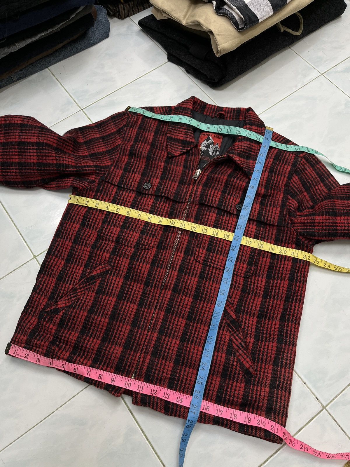 Sugar Cane 🔥🔥🔥HENRY LEAR SUGAR CANE TOYO ENTERPRISE TARTAN WOOL JACKET Size US M / EU 48-50 / 2 - 20 Thumbnail