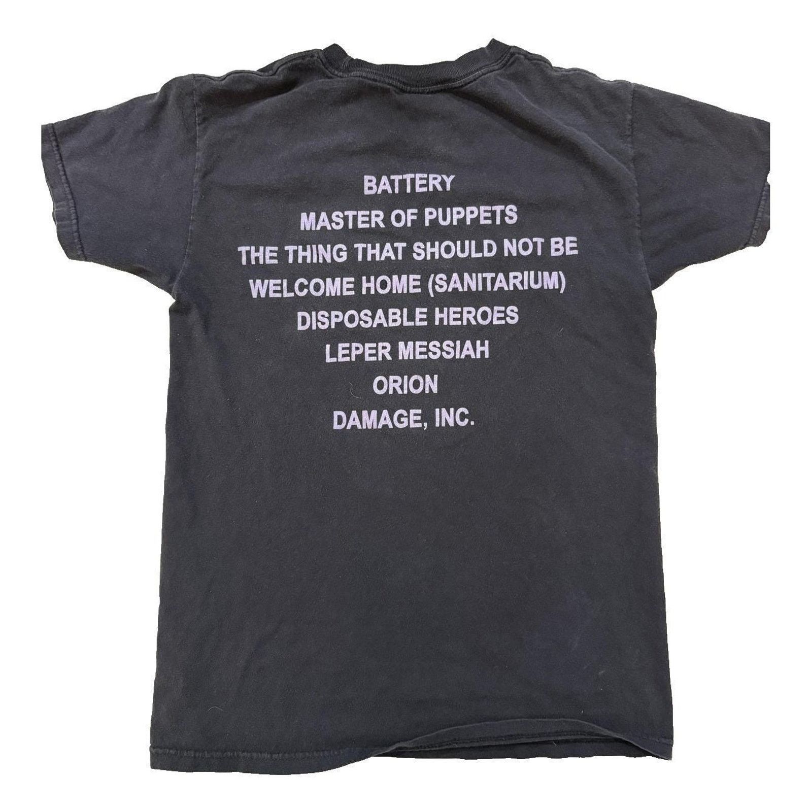 Alstyle Metallica Master Of Puppets TShirt 2007 Y2K SM Heavy Metal Size US S / EU 44-46 / 1 - 7 Thumbnail