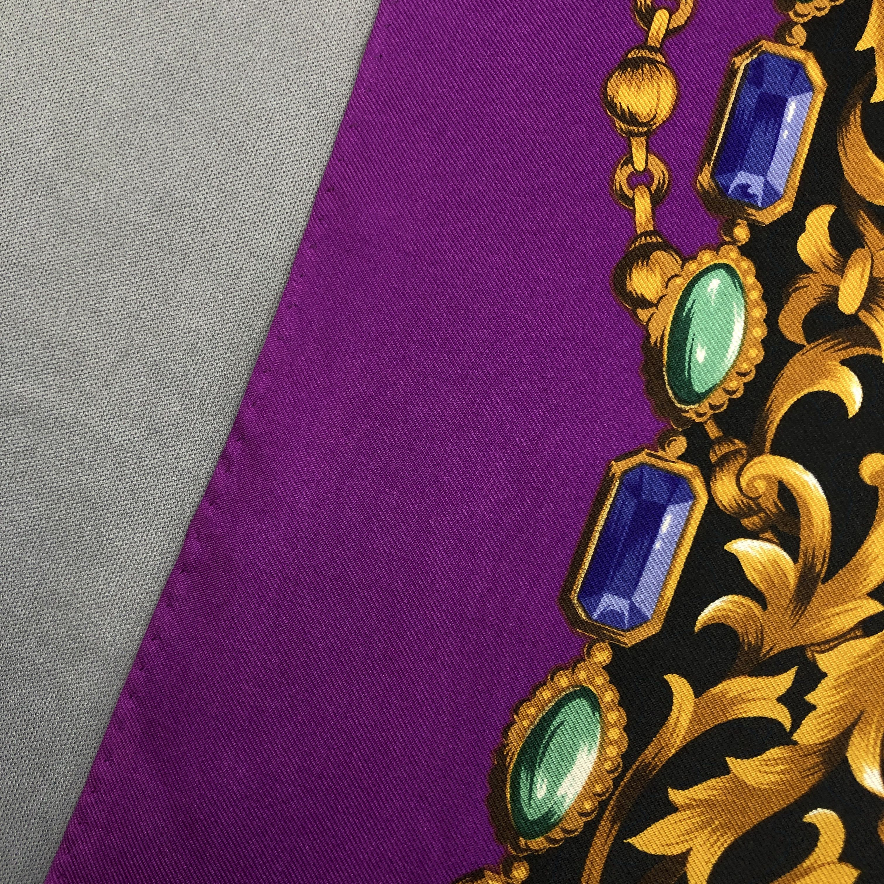 Valentino × Vintage Vintage Valentino Garavani SILK Scarf Stole Wraps Scarves Size ONE SIZE - 15 Thumbnail