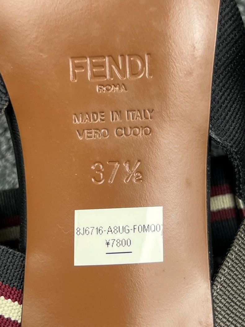 Fendi fendi monogram high heel shoes size 37.5-2508 Size US 7 / IT 37 - 6 Thumbnail