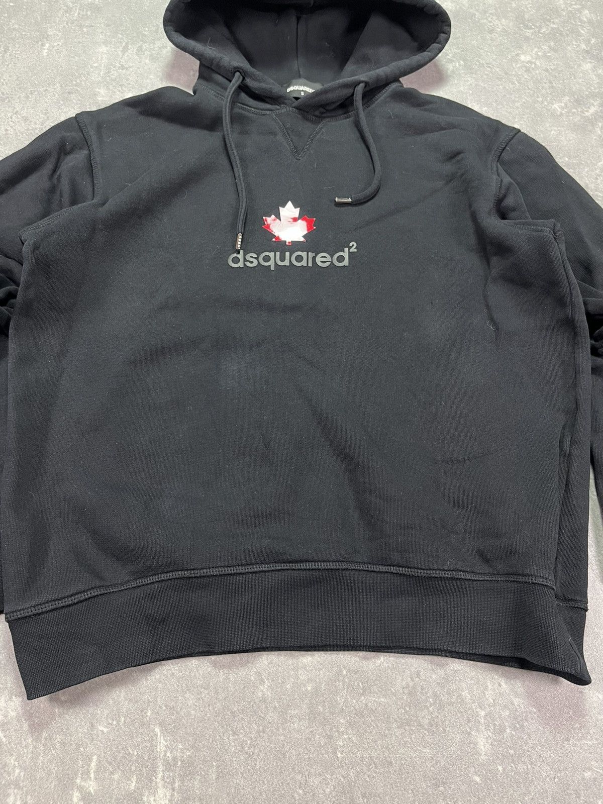 Dsquared2 Dsquared2 Washed Faded Black Logo HoodieS Size US S / EU 44-46 / 1 - 4 Thumbnail