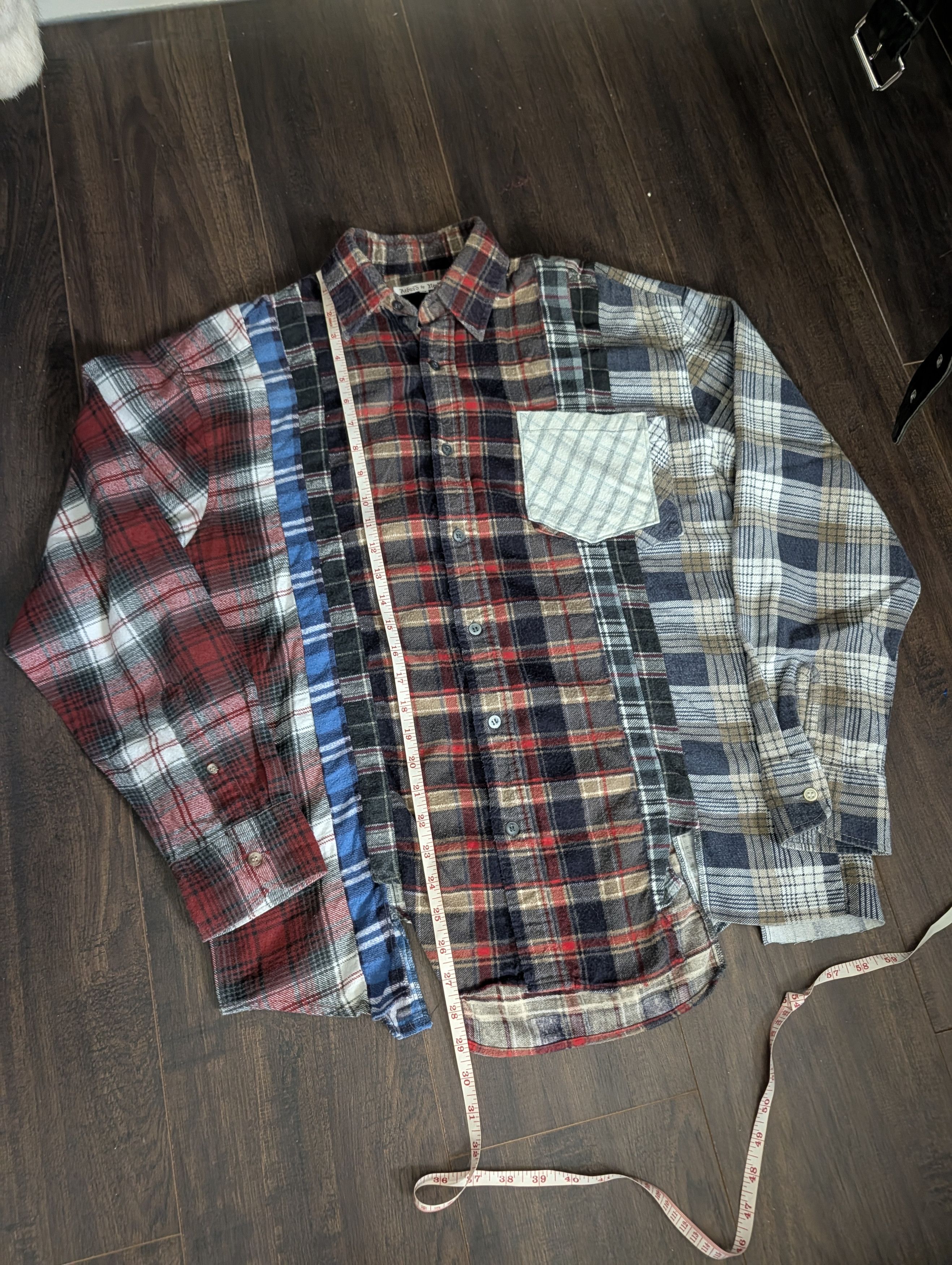 Needles REBUILD BY NEEDLES 1/1 Patchwork Flannel Shirt M Size US M / EU 48-50 / 2 - 16 Thumbnail