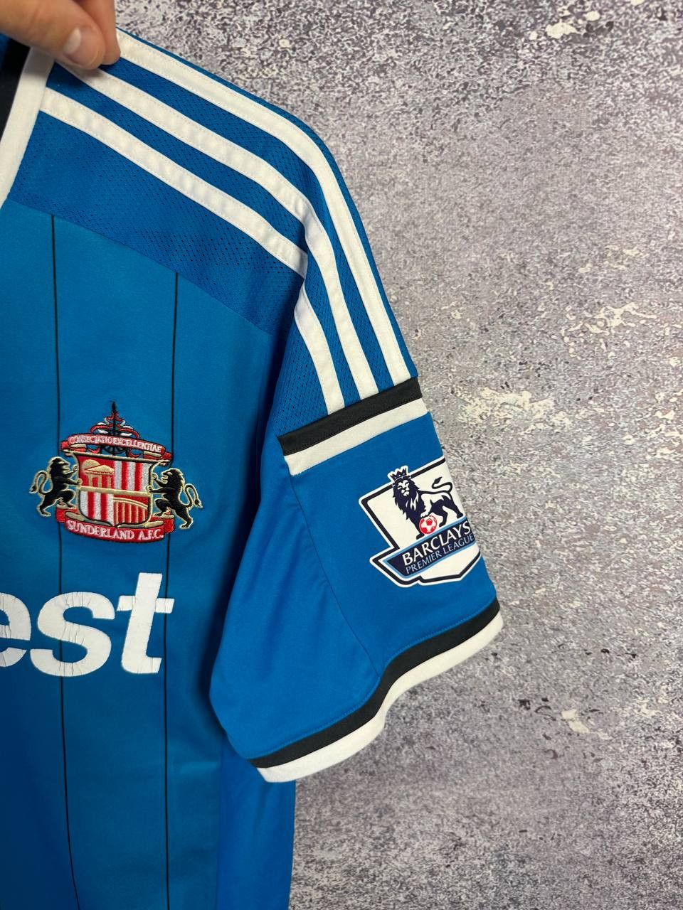 Adidas Vintage Sunderland 2014/15 Adidas Soccer Jersey Size US L / EU 52-54 / 3 - 13 Thumbnail
